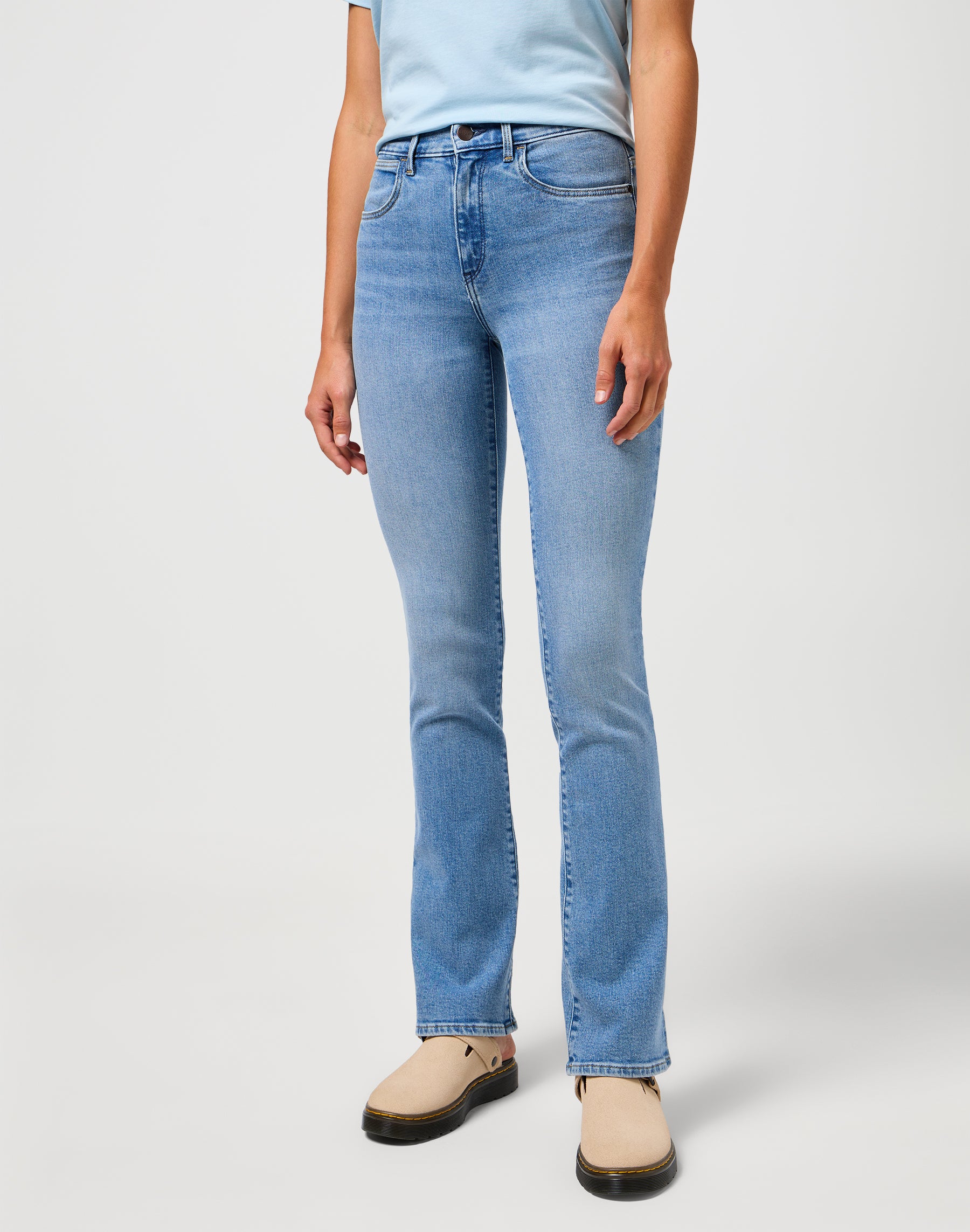 Bootcut en jeans Wrangler In The Clouds   