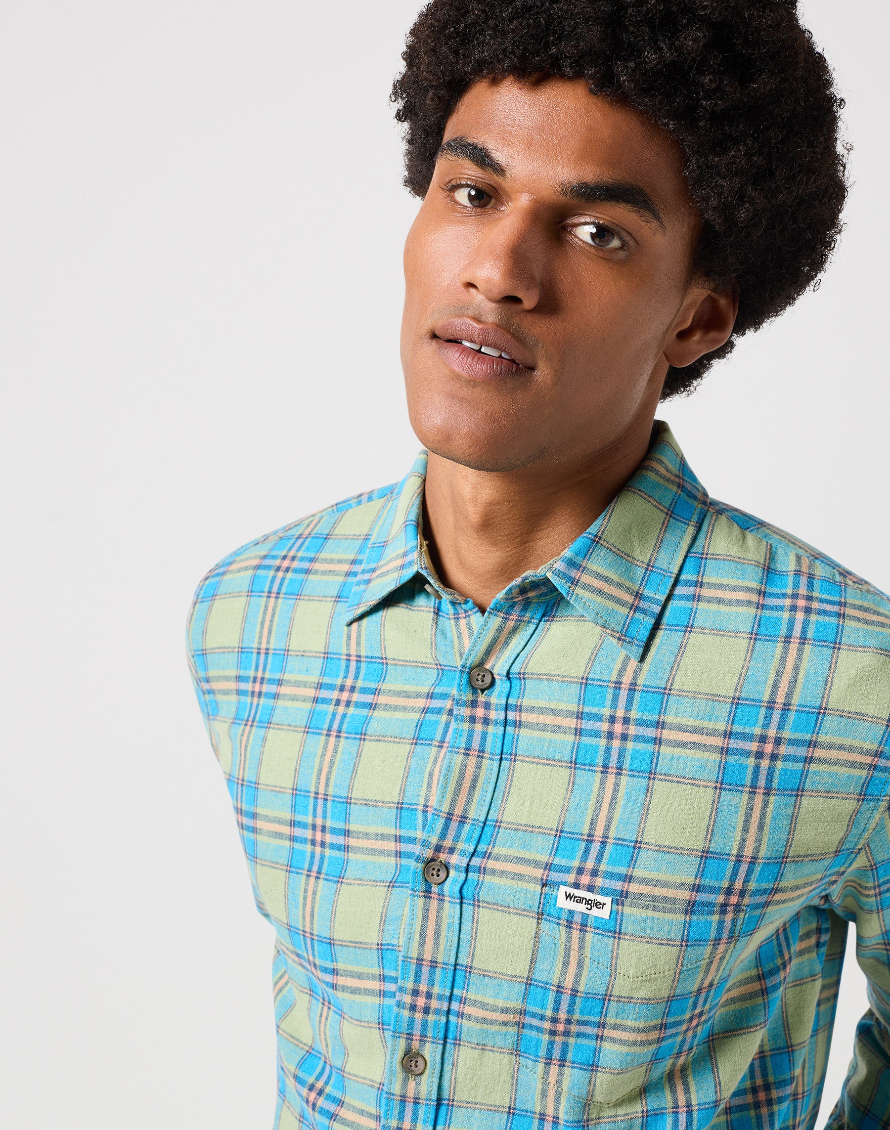 Chemise à manches longues One Pocket in Reseda Chemises Wrangler   