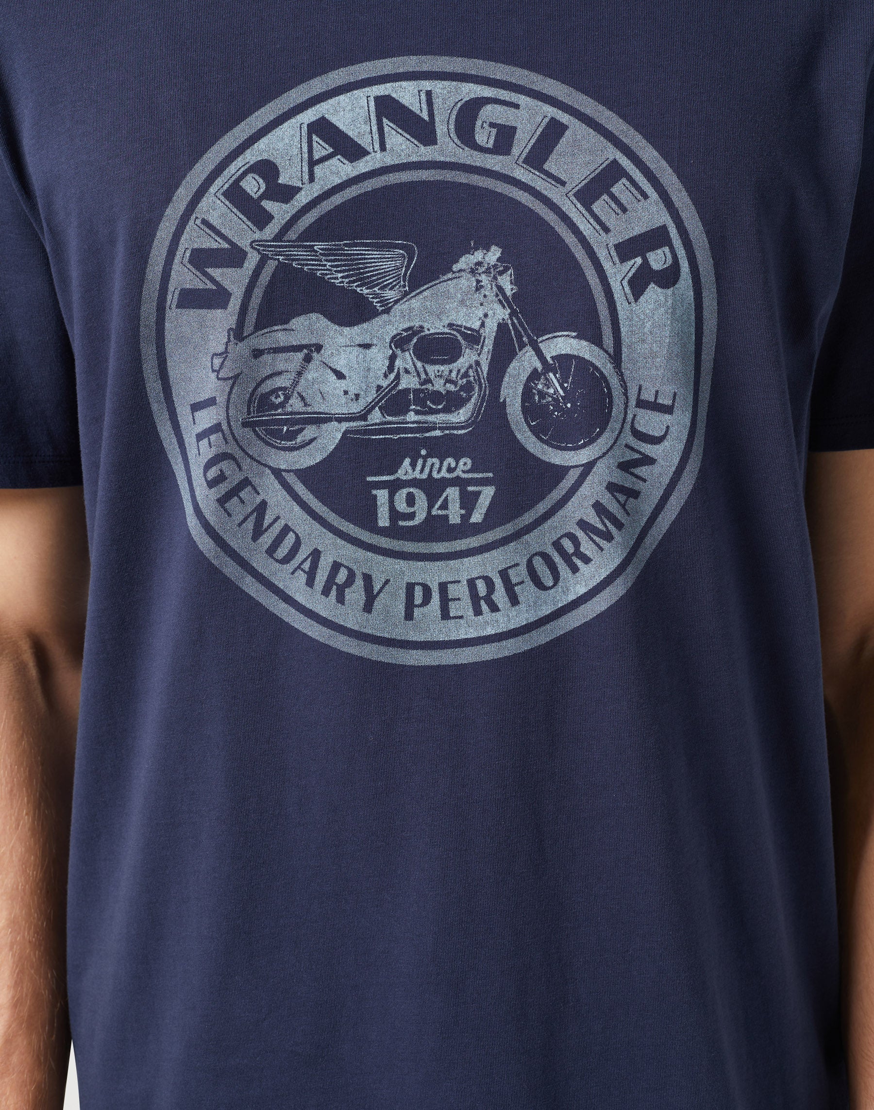 Americana Tee in Navy T-shirts Wrangler   