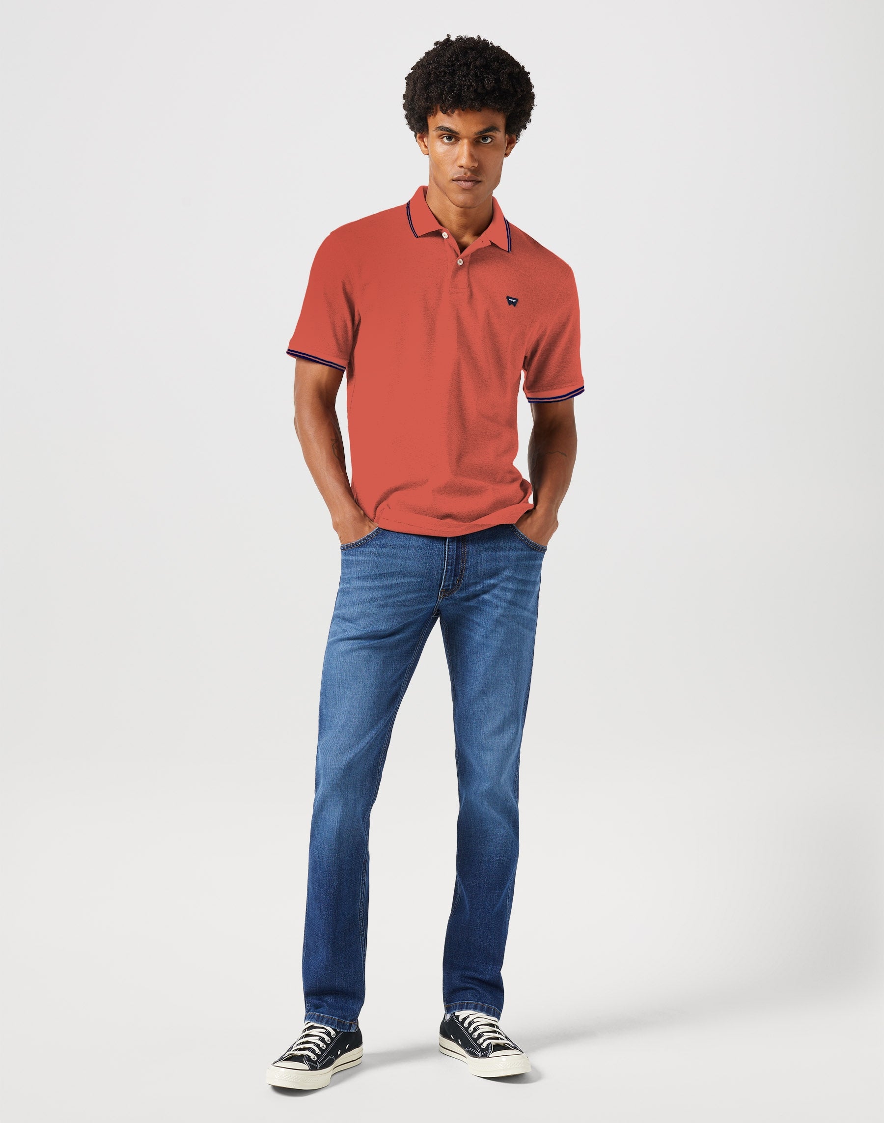 Polo in Burnt Sienna Polos Wrangler   