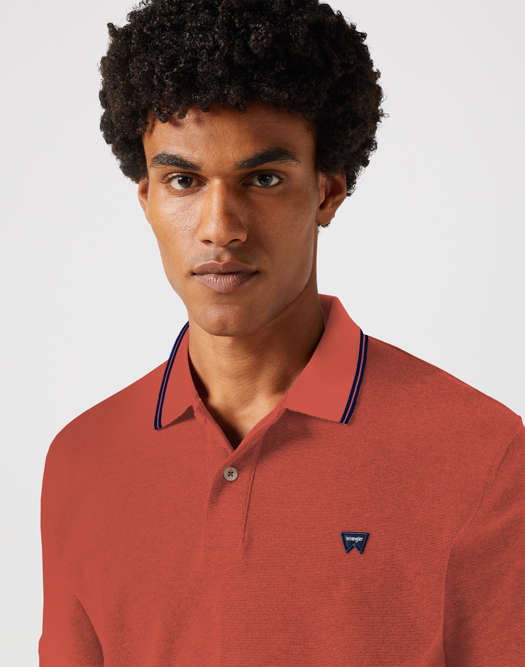 Polo in Burnt Sienna Polos Wrangler   