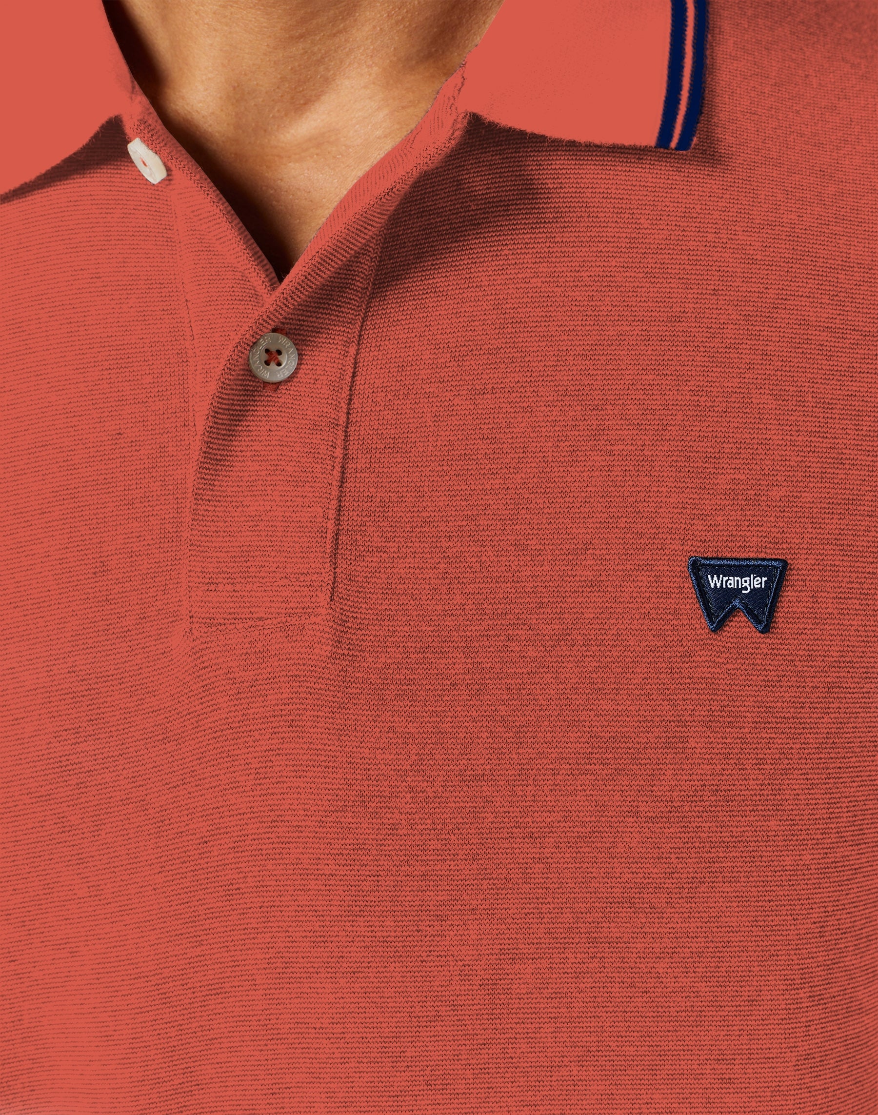 Polo in Burnt Sienna Polos Wrangler   