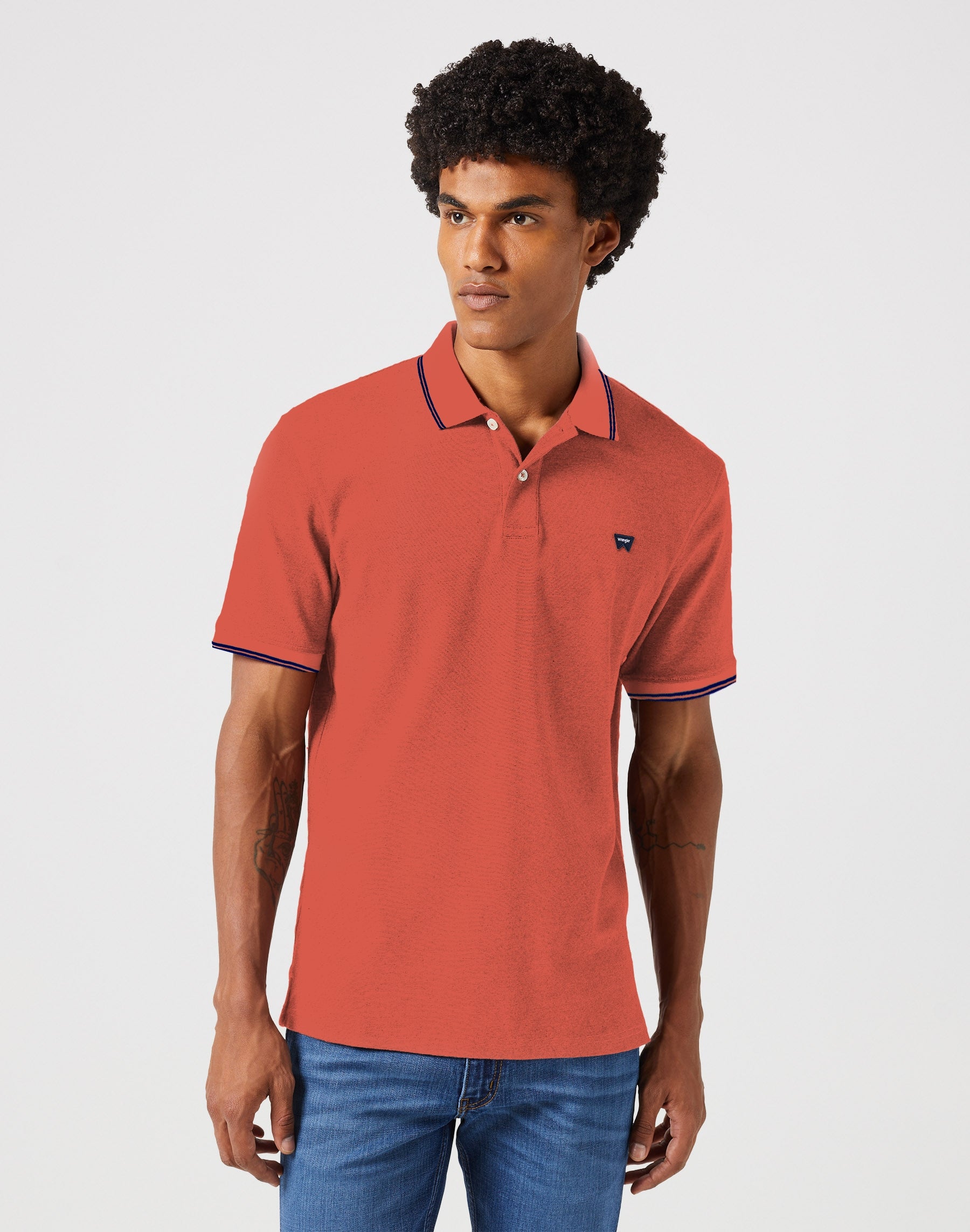 Polo in Burnt Sienna Polos Wrangler   