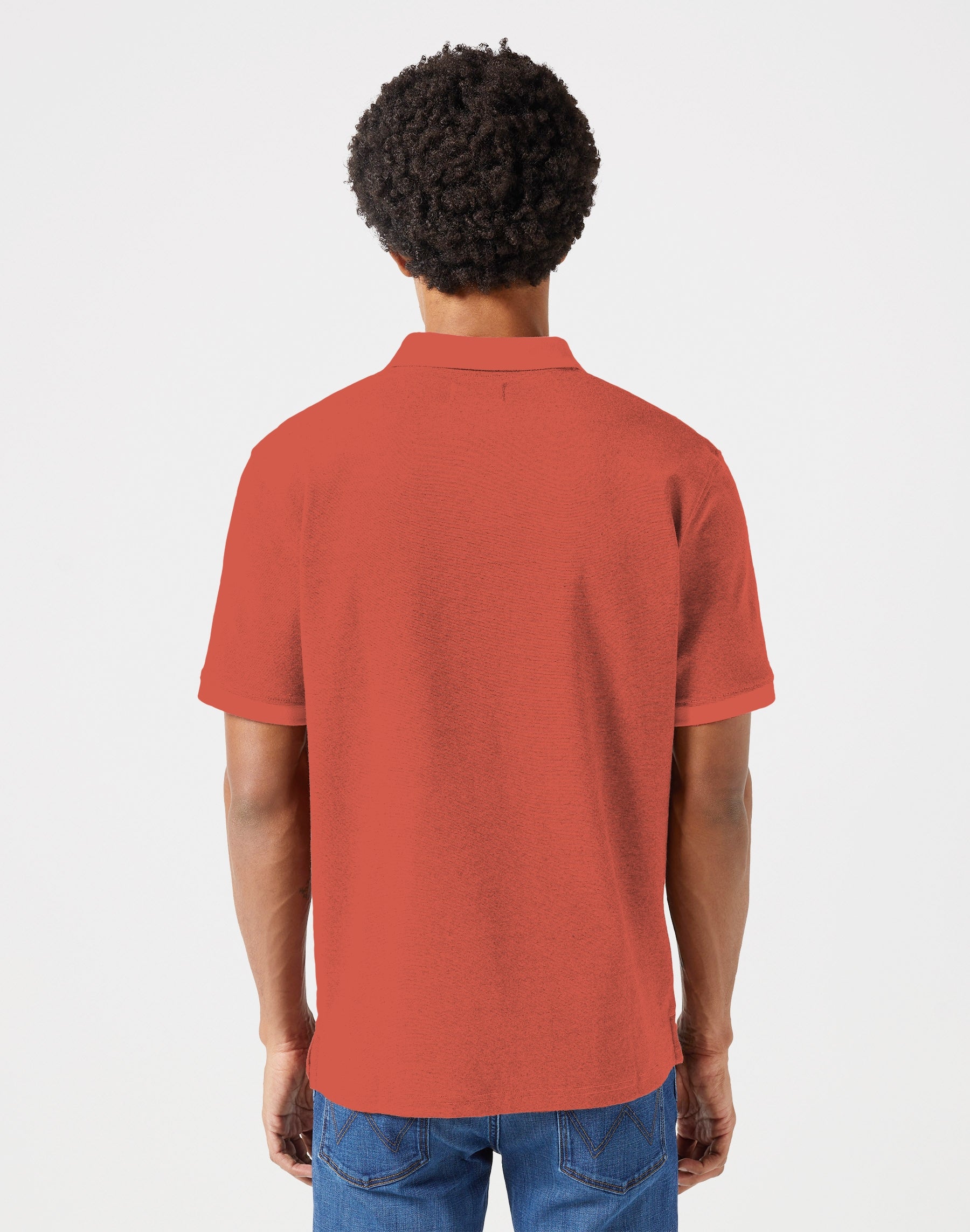 Refined Polo Shirt in Burnt Sienna Polos Wrangler   