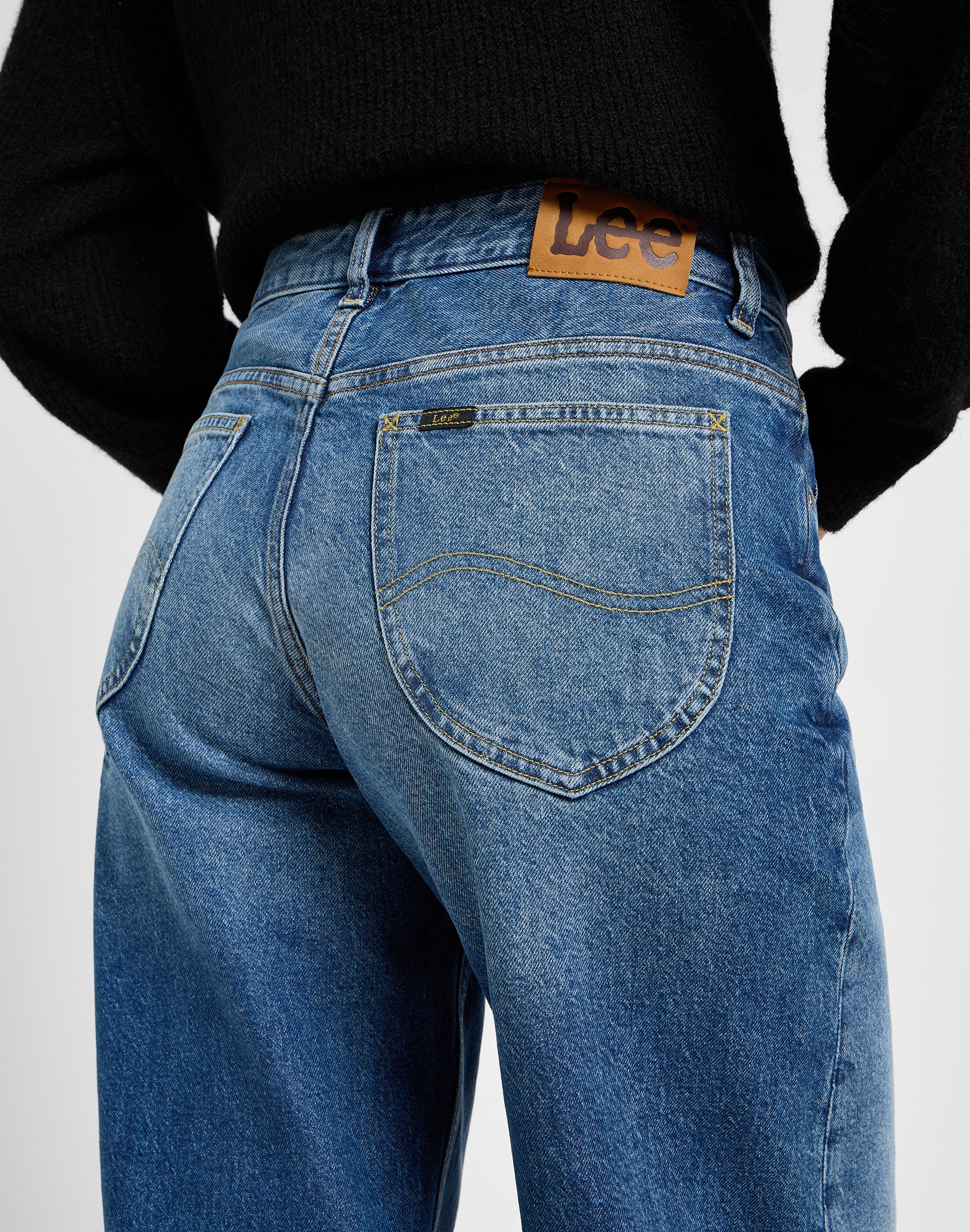 Rider Loose en jeans Blue Flame Lee   