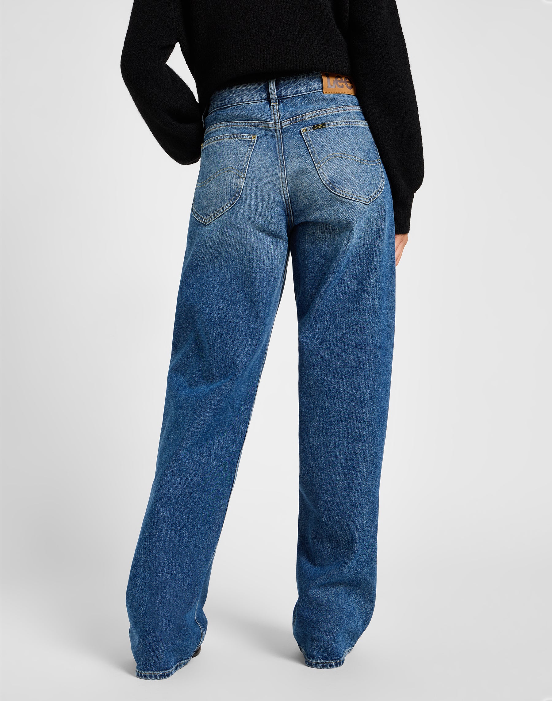 Rider Loose en jeans Blue Flame Lee   