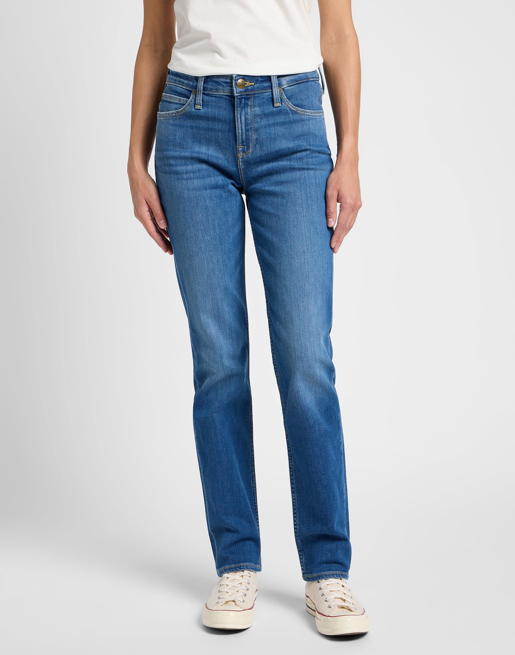 Marion Straight en jeans Mid Stop Lee   