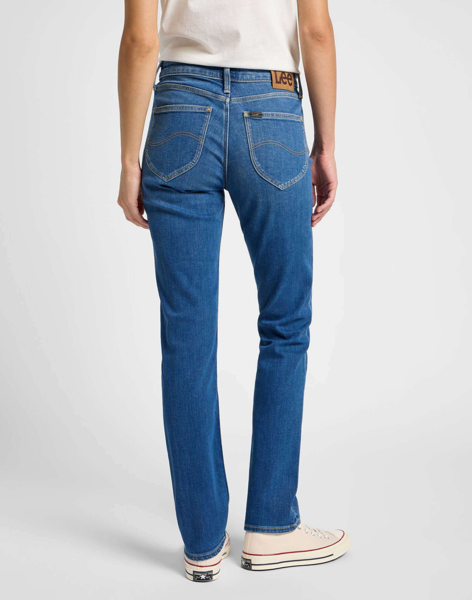 Marion Straight en jeans Mid Stop Lee   