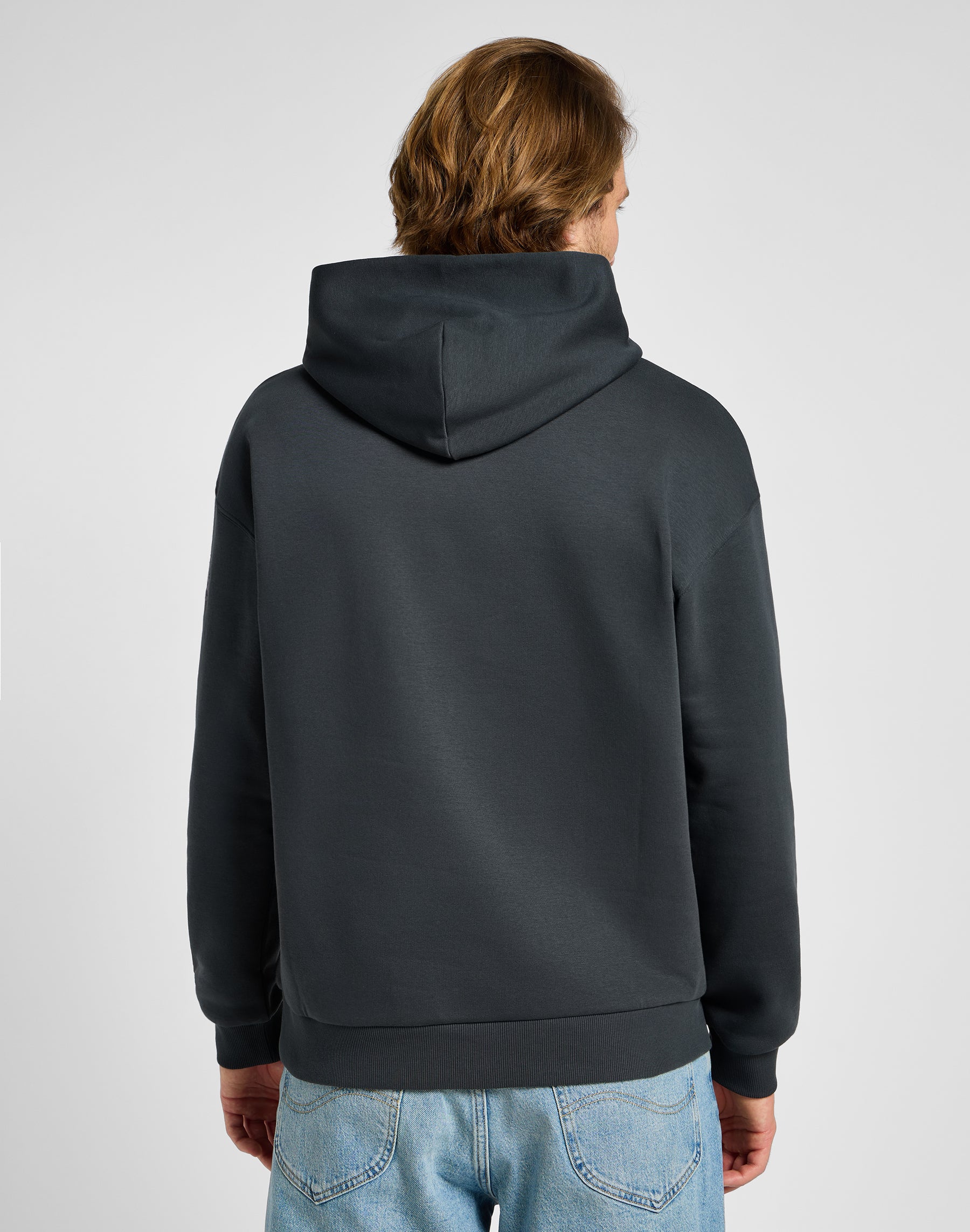 Core Relaxed Hoodie en Washed Black Sweat à capuche Lee   