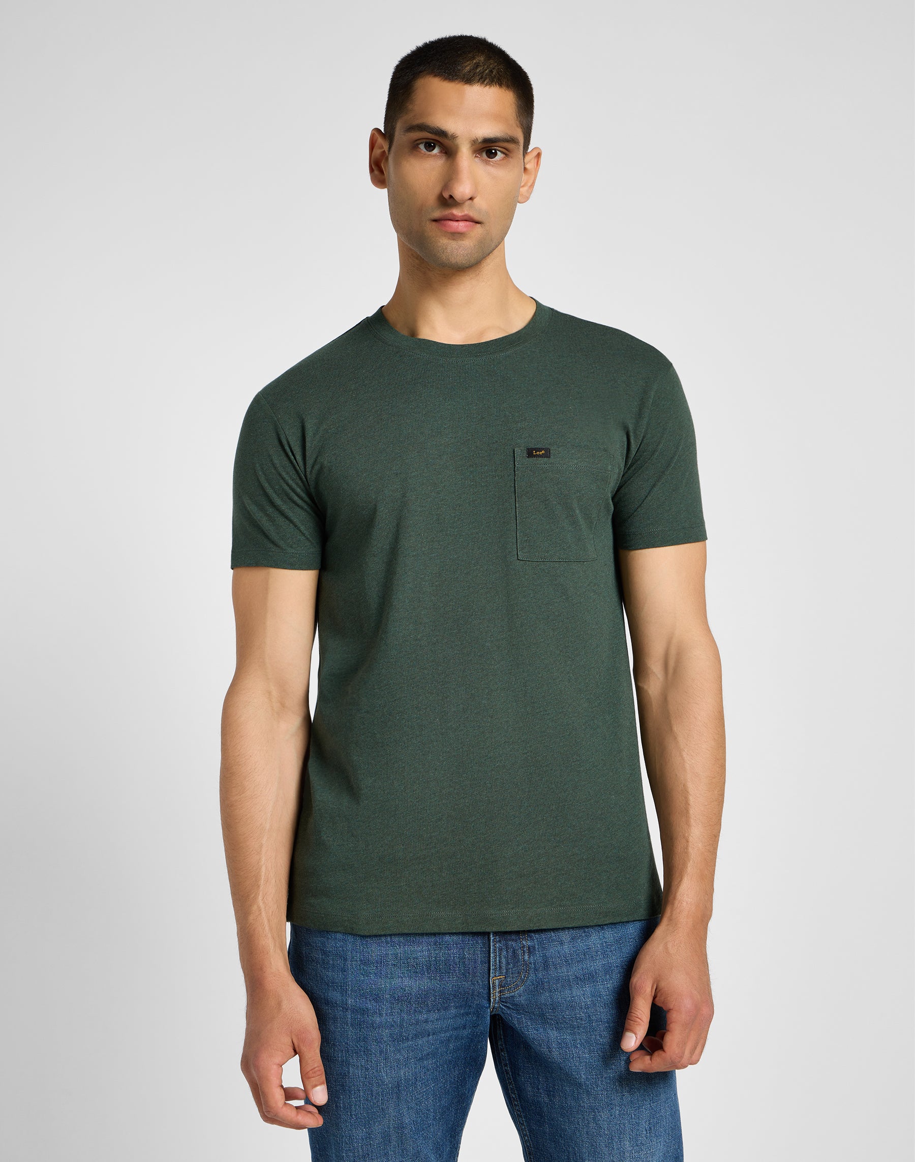 Ultimate Pocket Tee in Olive Night T-shirts Lee   