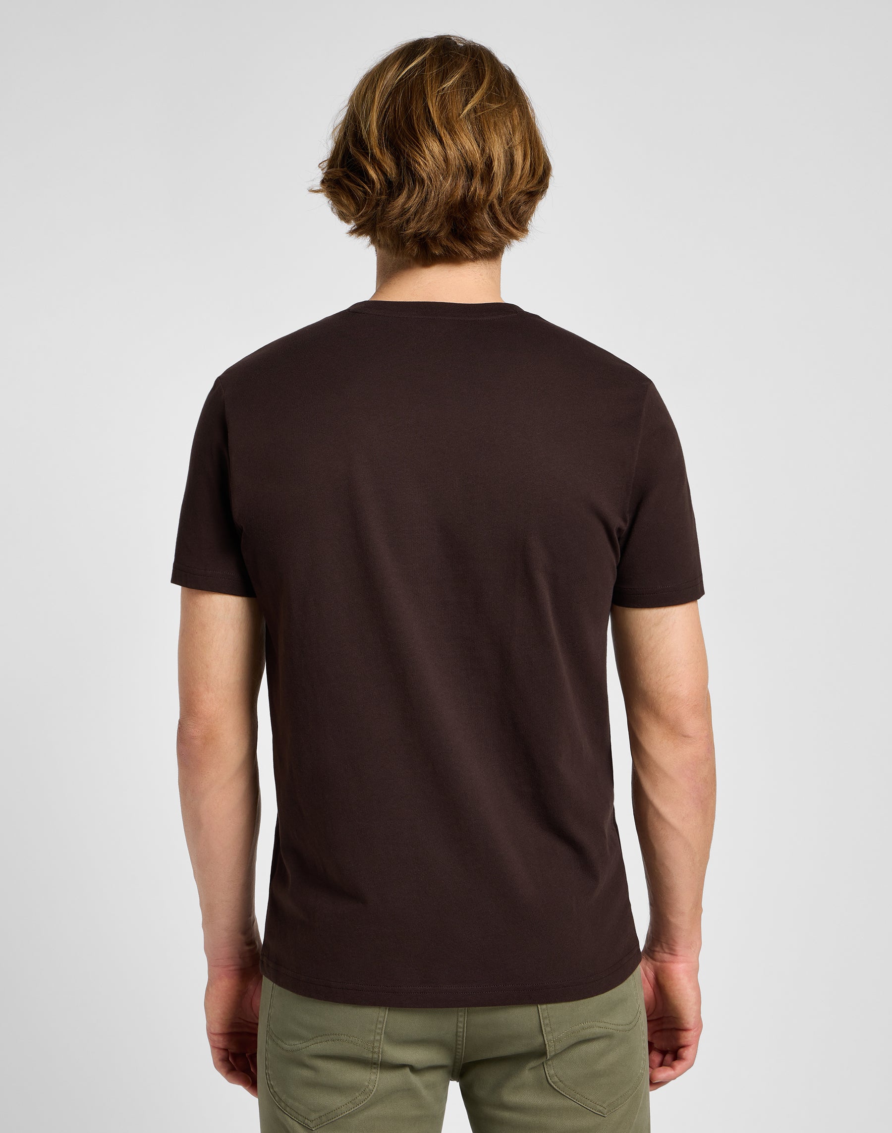 Medium Wobbly Lee Tee in Espresso T-shirts Lee   