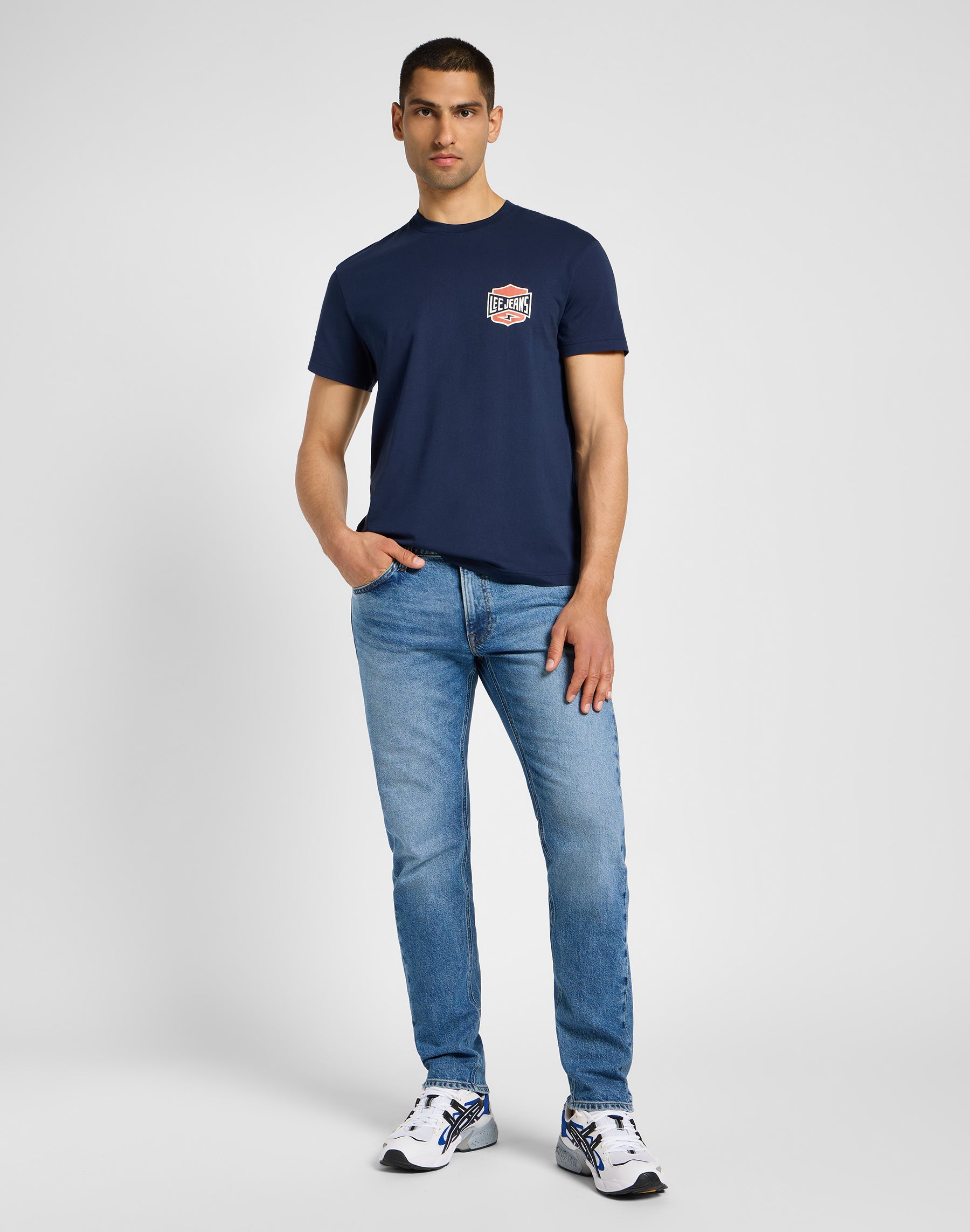 Shortleeves Relaxed Tee in Mood Indigo T-shirts Lee   