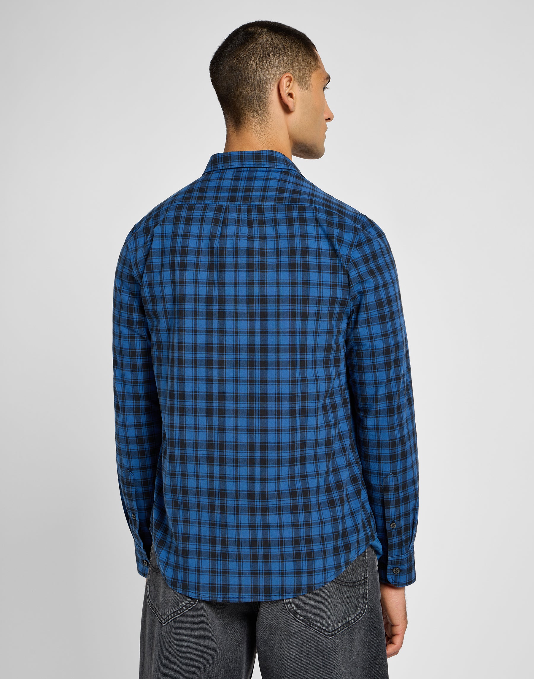 Lee Button Down in Blue Chemises Lee   