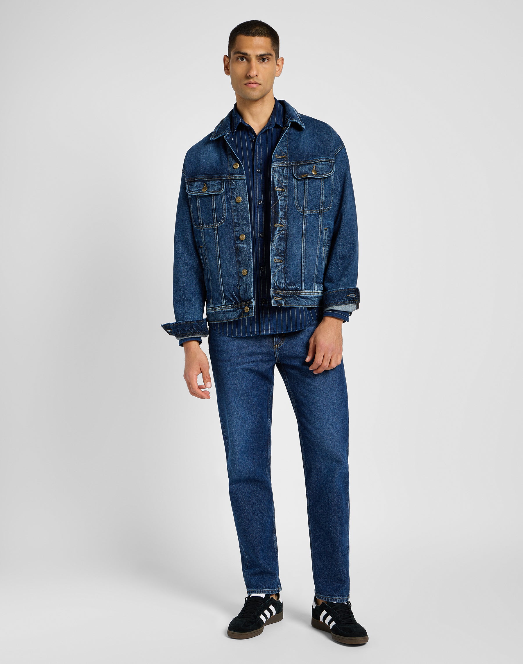 Chemises Worker Shirt 2.0 en Indigo Lee   