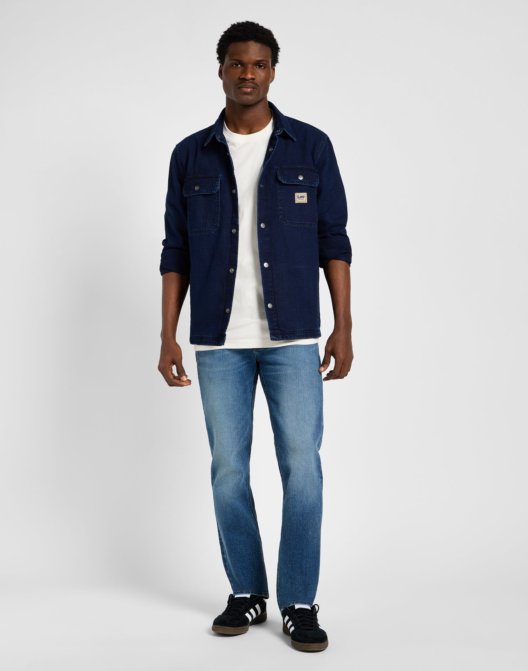 Survêtement Workwear en Medium Worn Wash Chemises Lee   