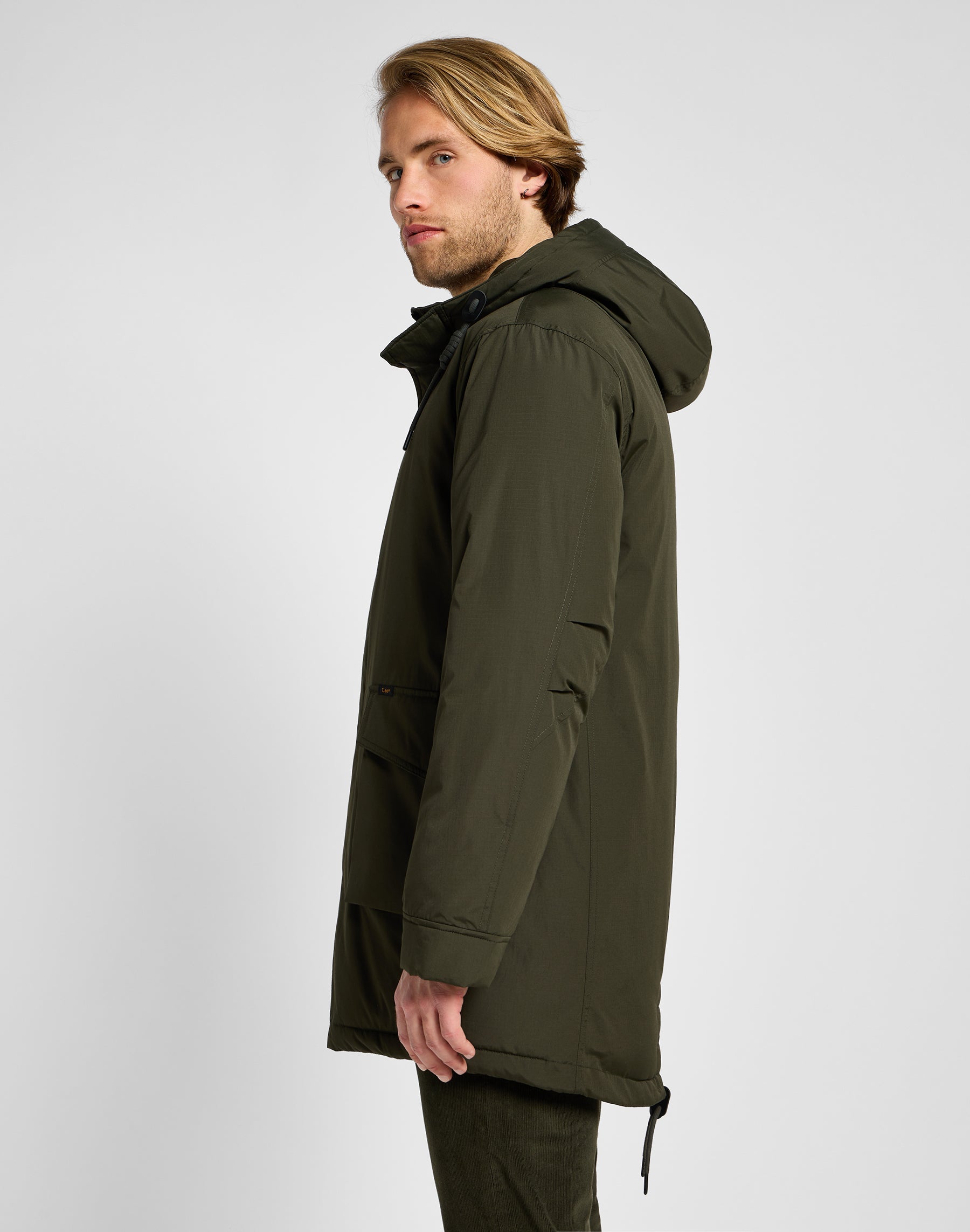 Tactical Parka in Olive Night Vestes Lee   