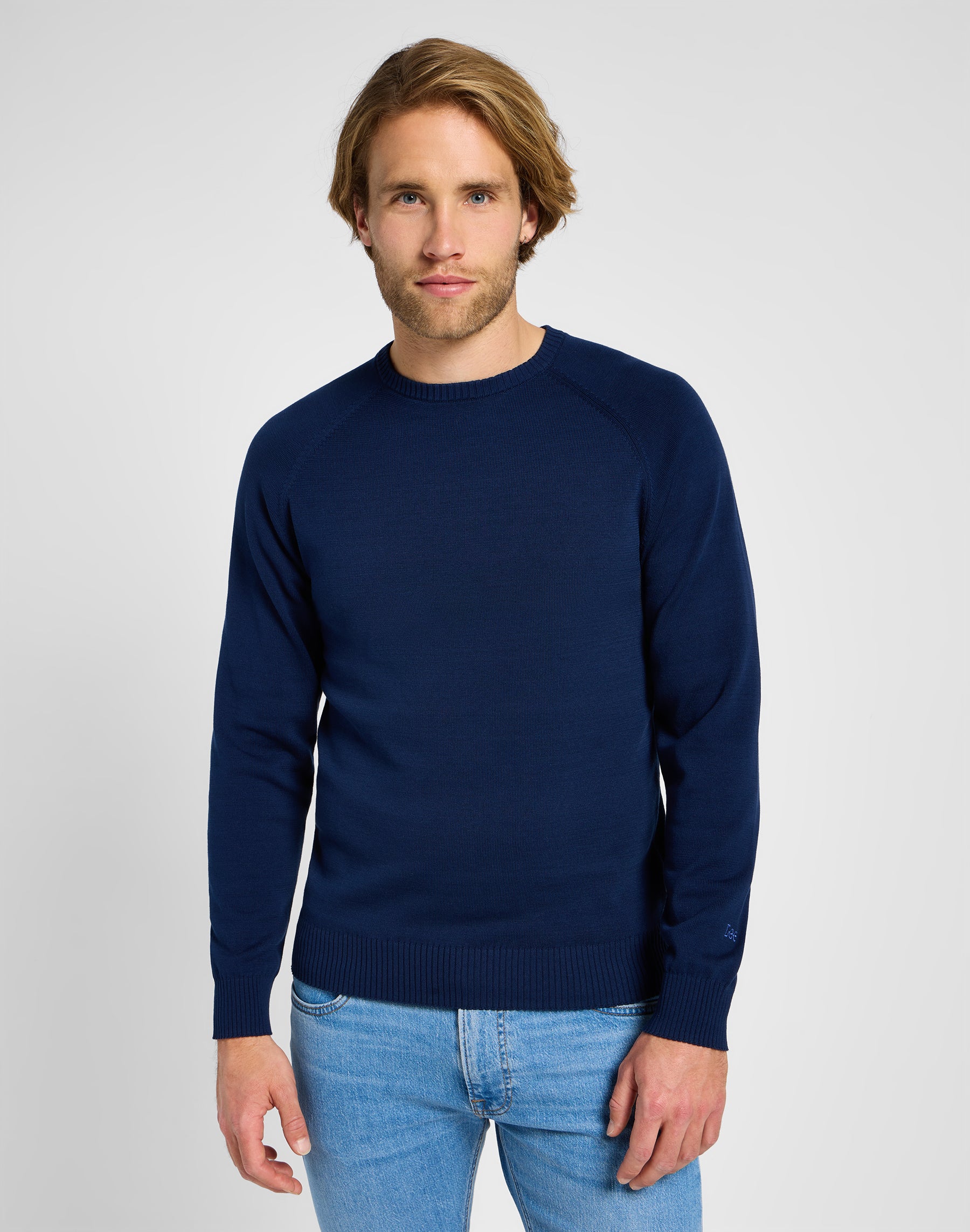 Sweat Clean Raglan en True Navy Sweatshirts Lee   