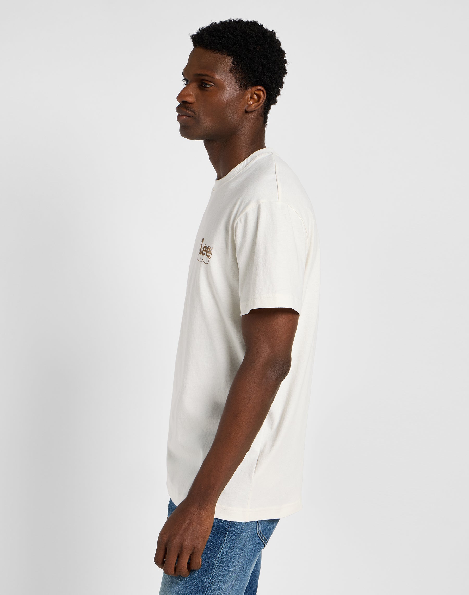 Subtle Relaxed Tee en écru T-shirts Lee   