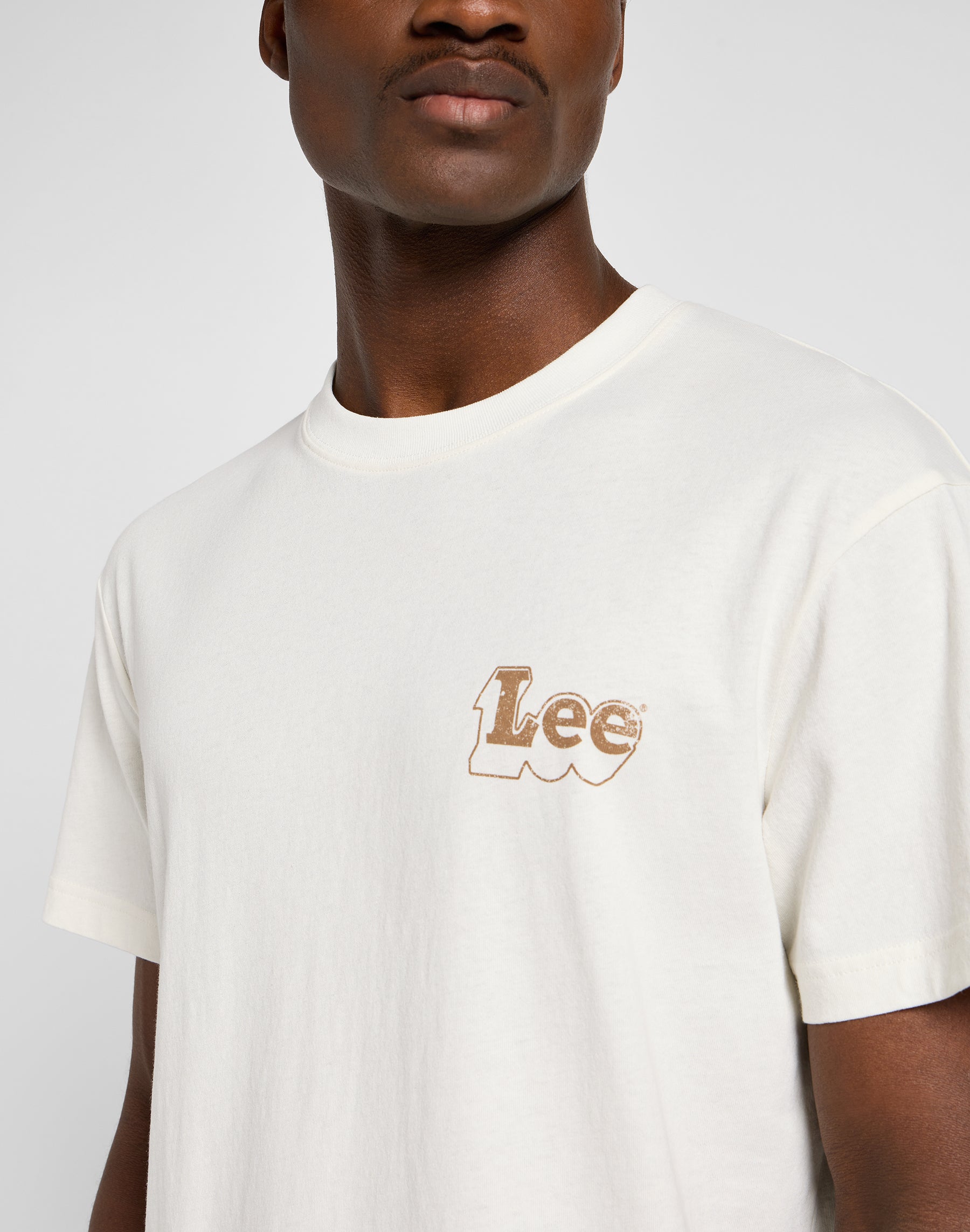 Subtle Relaxed Tee en écru T-shirts Lee   