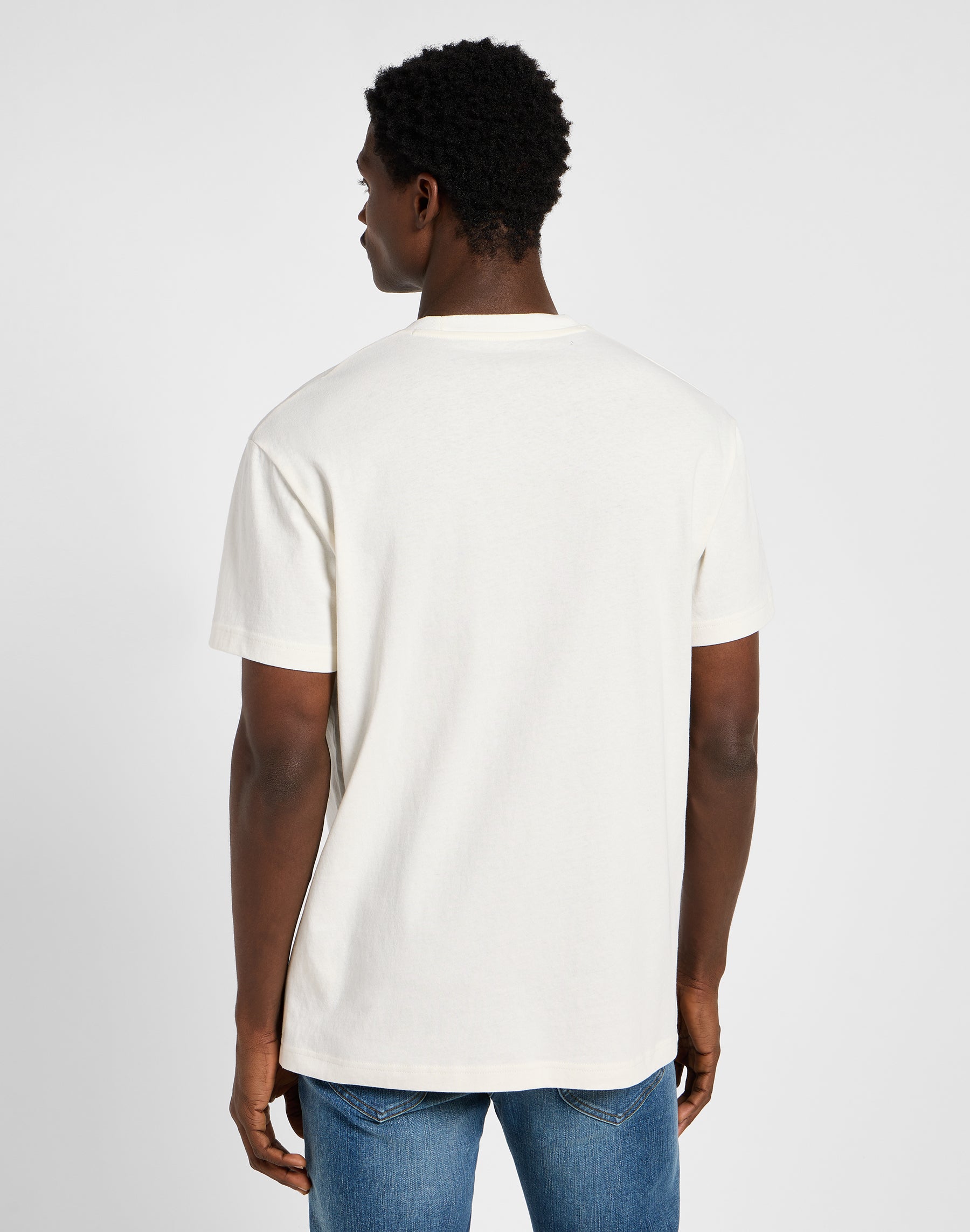 Subtle Relaxed Tee en écru T-shirts Lee   