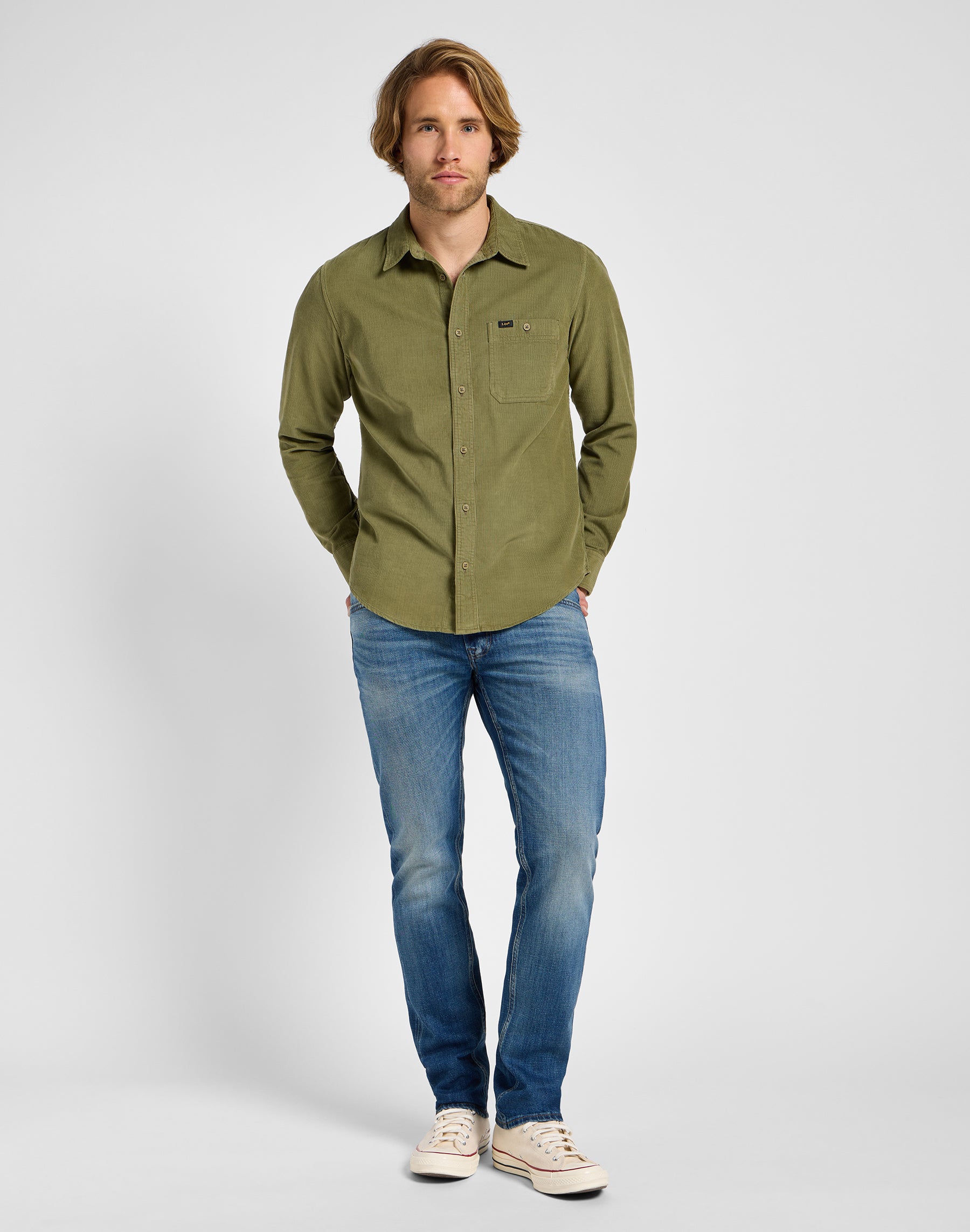 Chemise Leesure in Mercantile Green Chemises Lee   