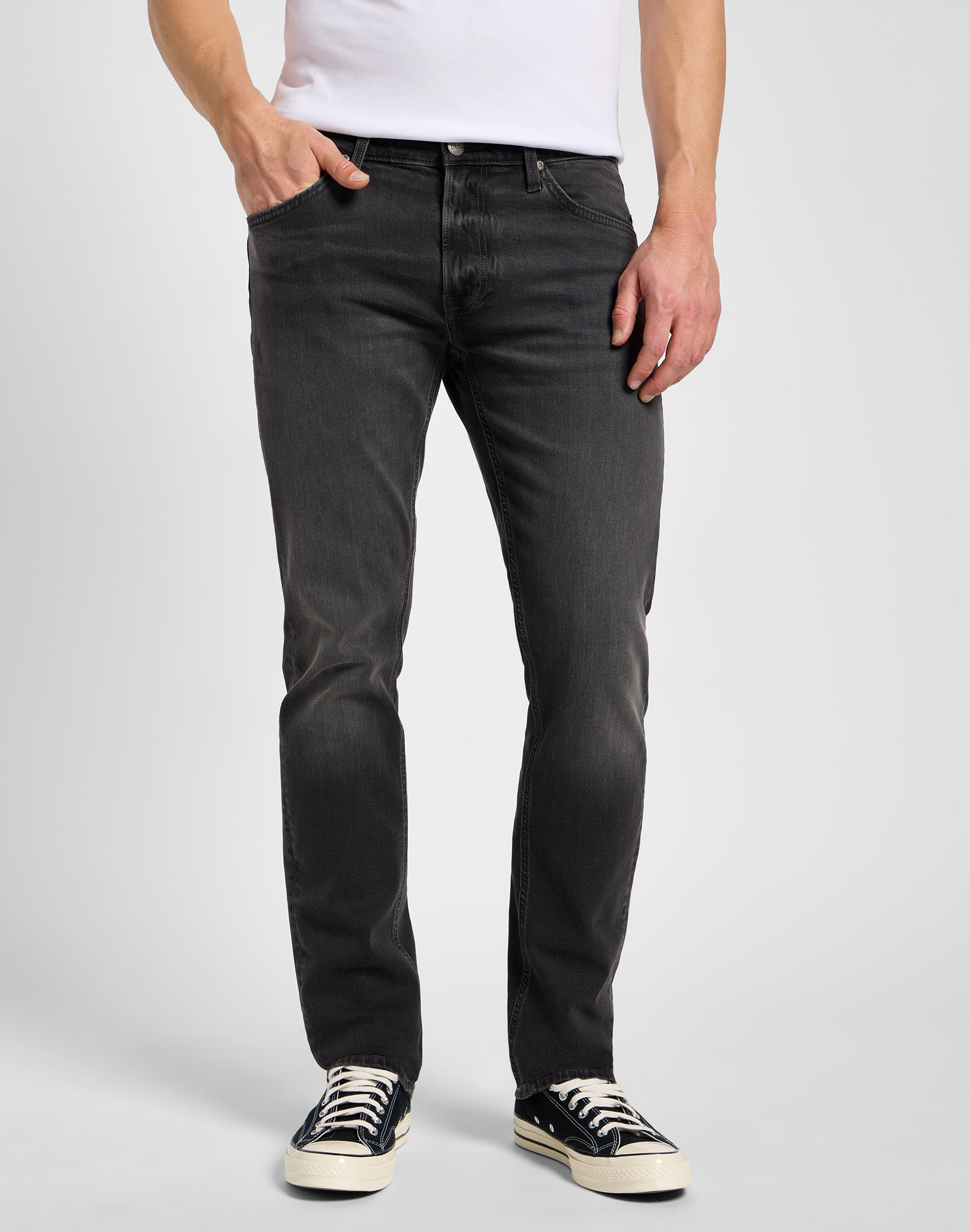 Daren Zip Fly en jeans Cement Lee   