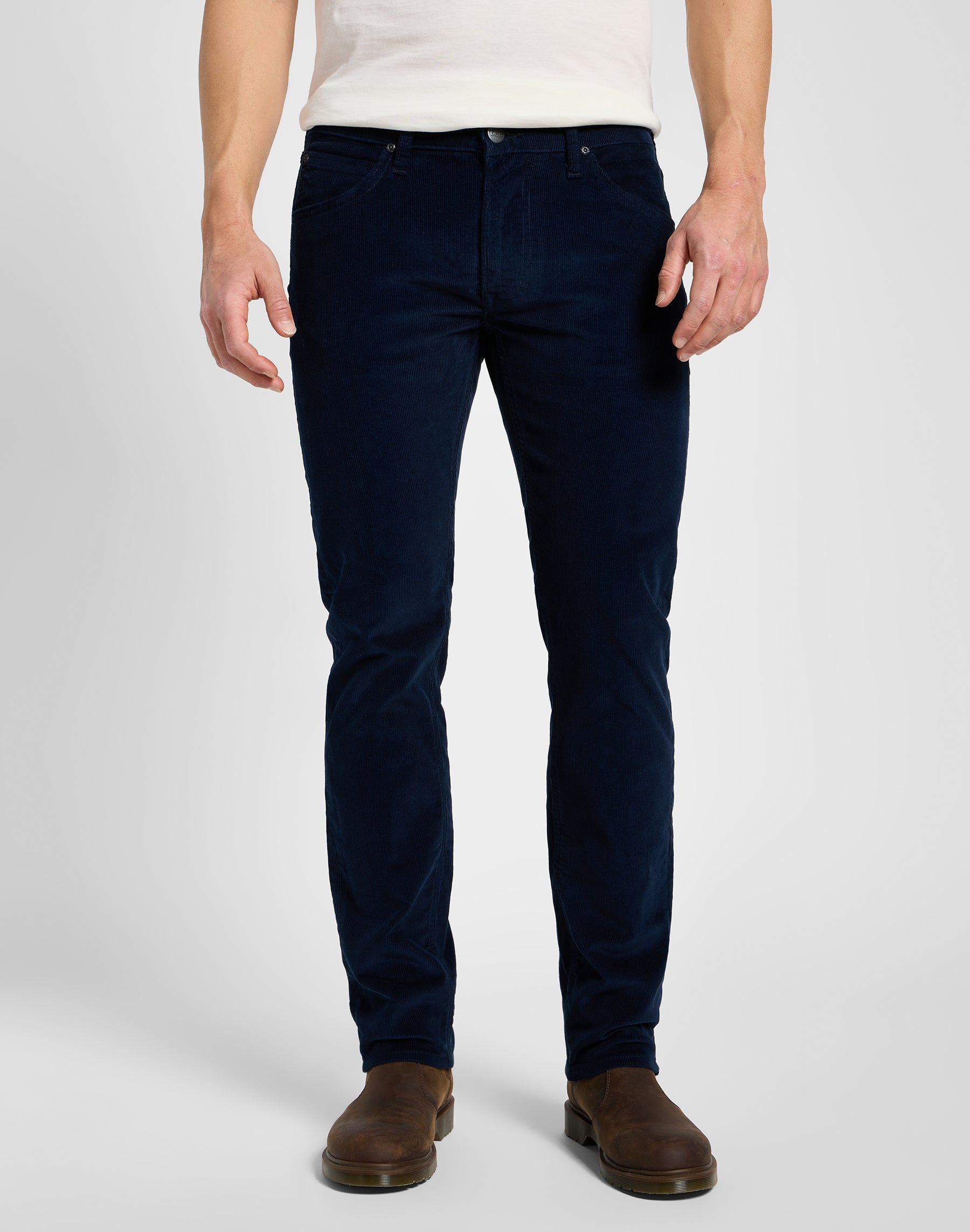 Daren Zip Fly en pantalon Rivet Navy Lee   