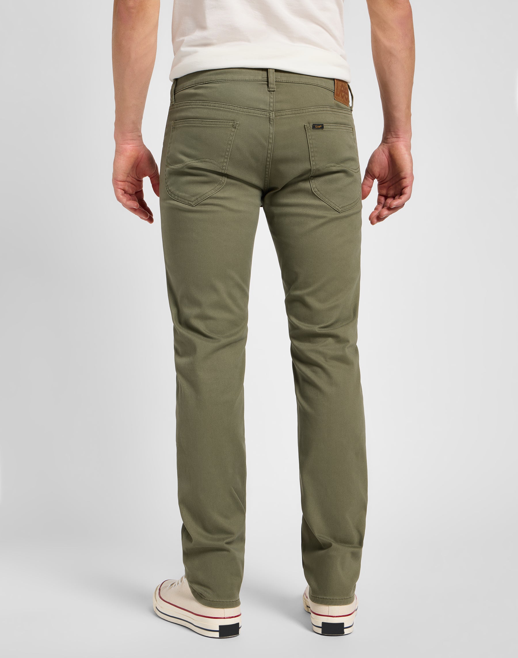 Daren Zip Fly en pantalon Mercantile Green Lee   