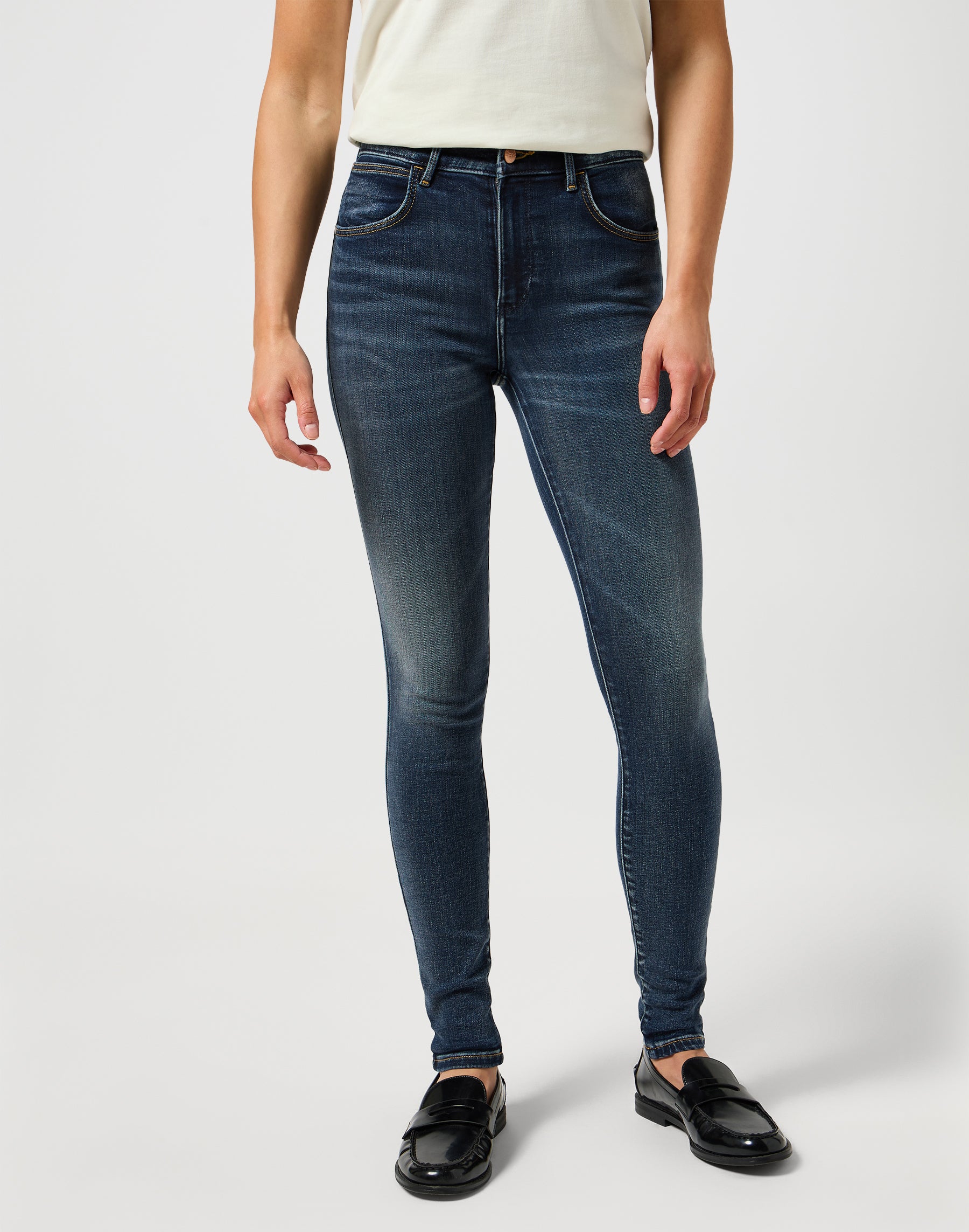 Jeans High Skinny in Harmony Blues Wrangler   