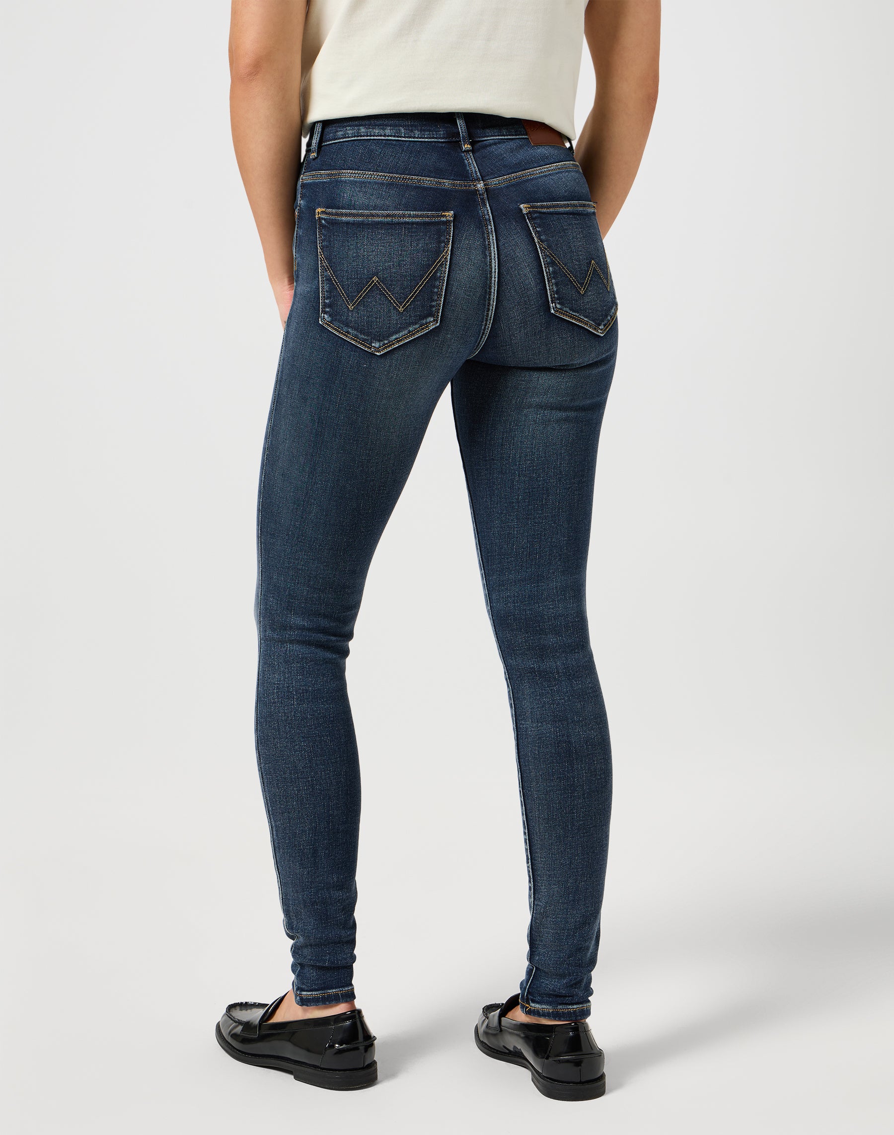 Jeans High Skinny in Harmony Blues Wrangler   