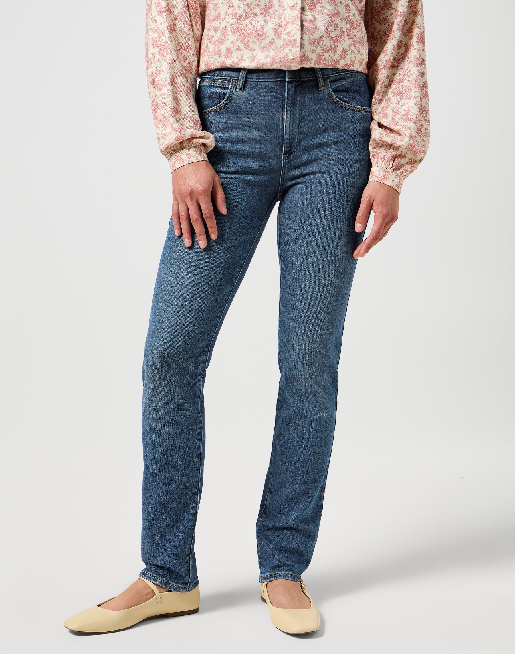 Slim en denim smokey Jeans Wrangler   