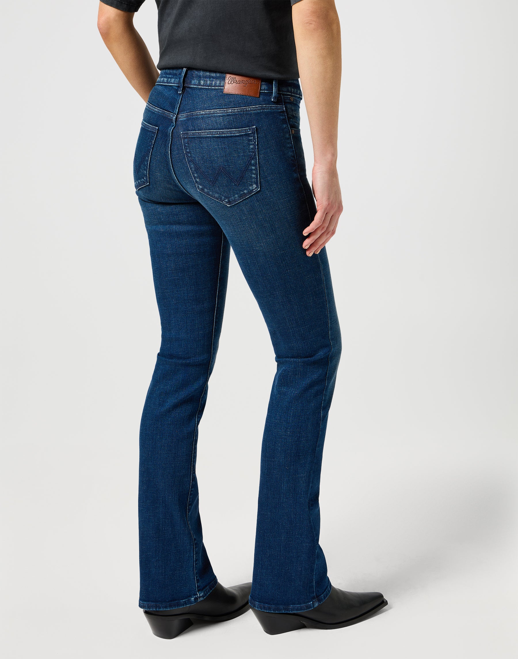 Bootcut en Slate Tint Jeans Wrangler   