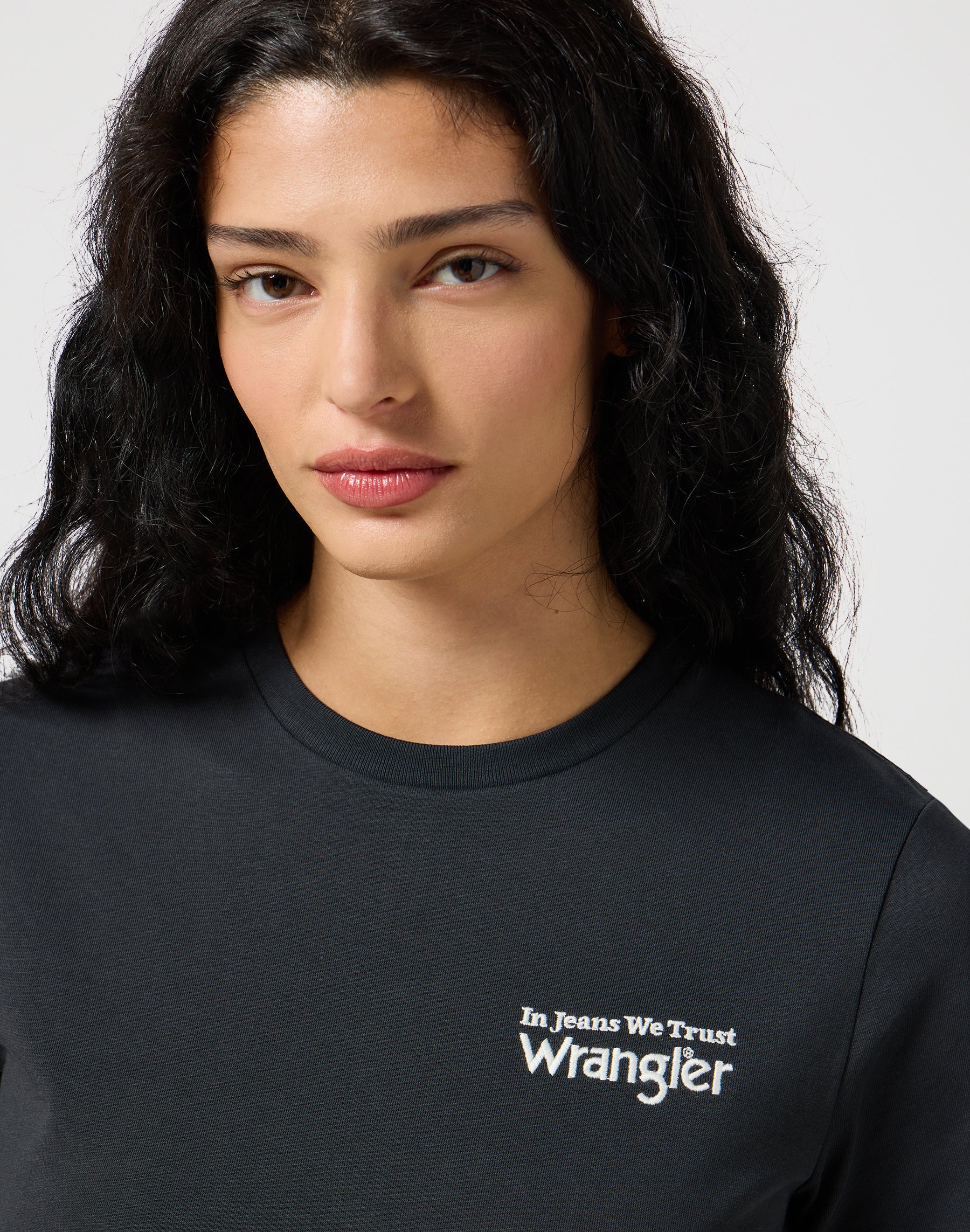 Graphic Tee in Faded Black T-shirts Wrangler   