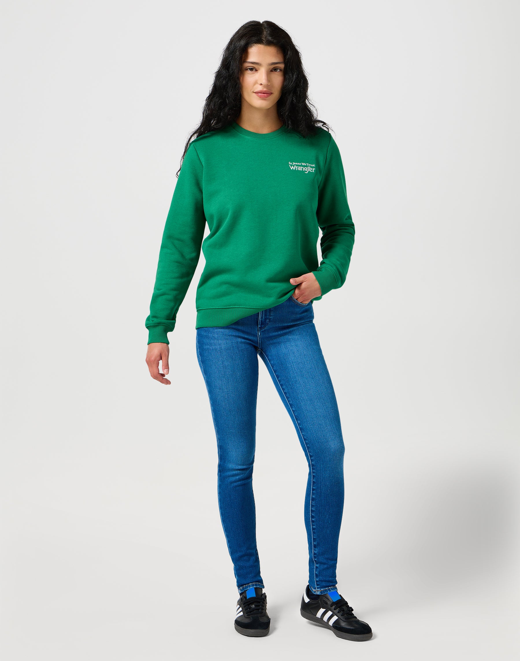 Sweat Regular en Verdant Green Pullover Wrangler   