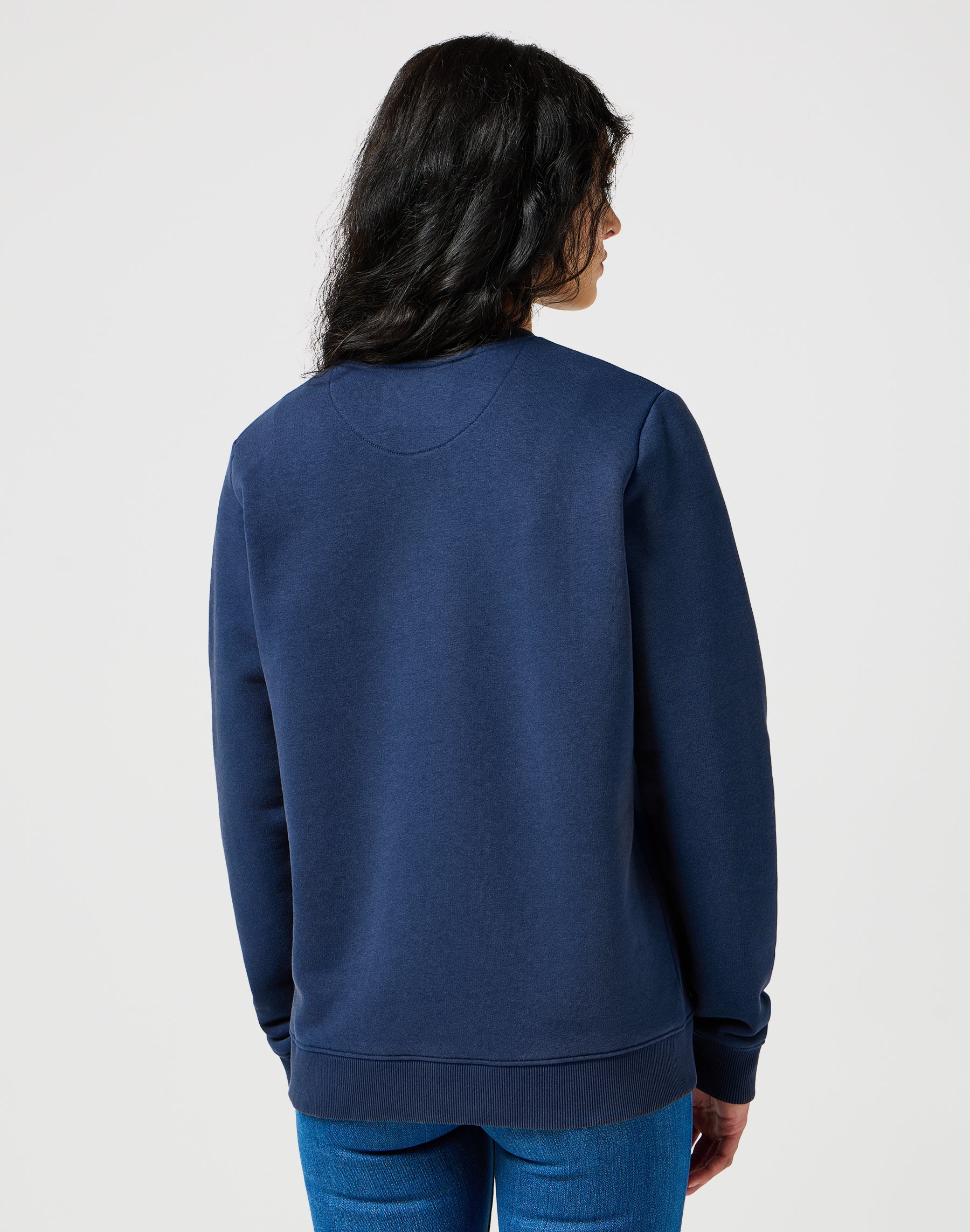 Sweat régulier bleu marine Pull Wrangler   