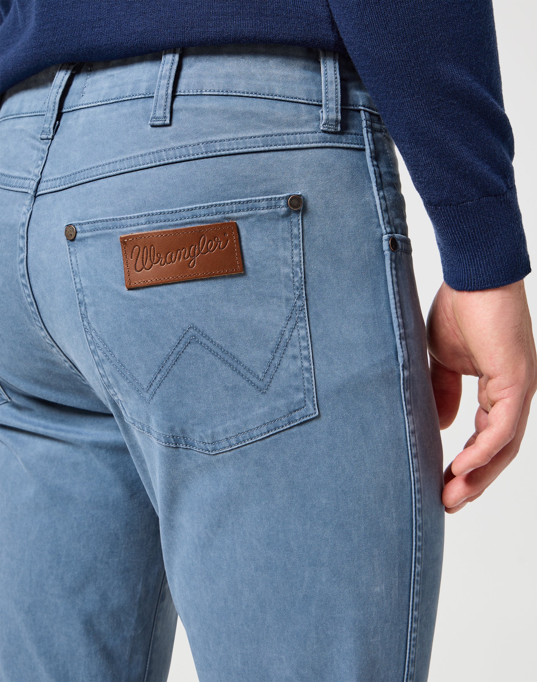 Larston en grisaille Pantalon Wrangler   