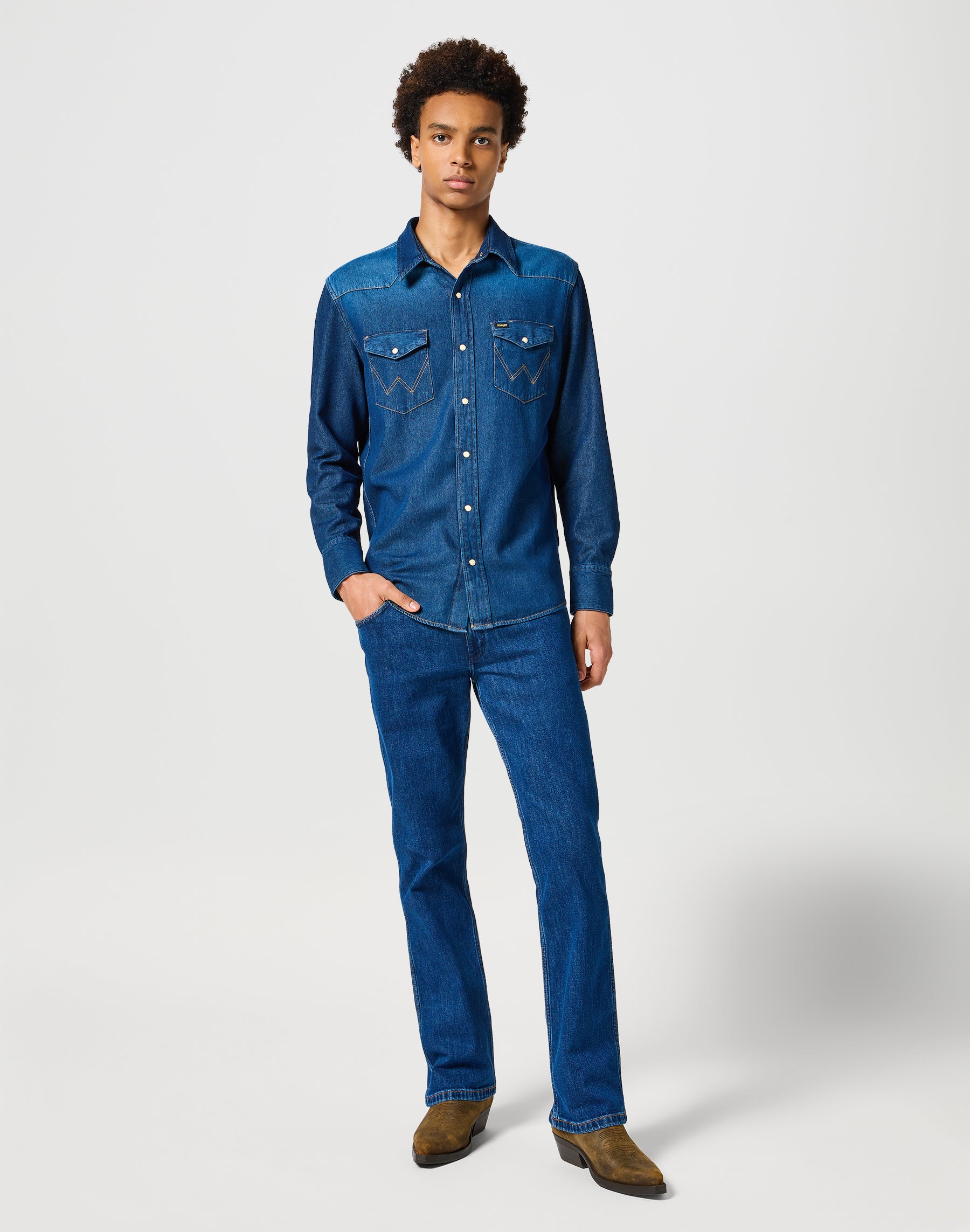 Horizon en jeans Soft Fade Wrangler   