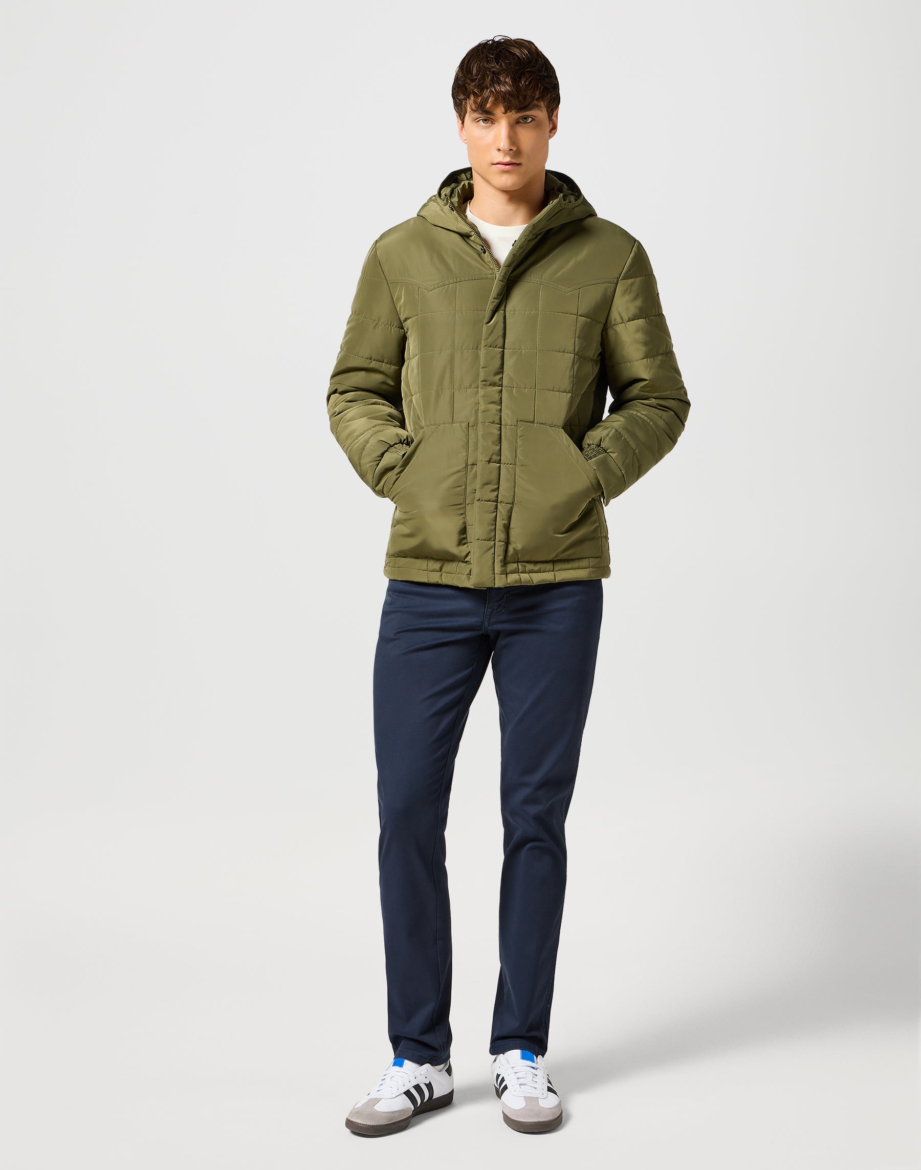 Transitional Puffer in Ivy Green Vestes Wrangler   