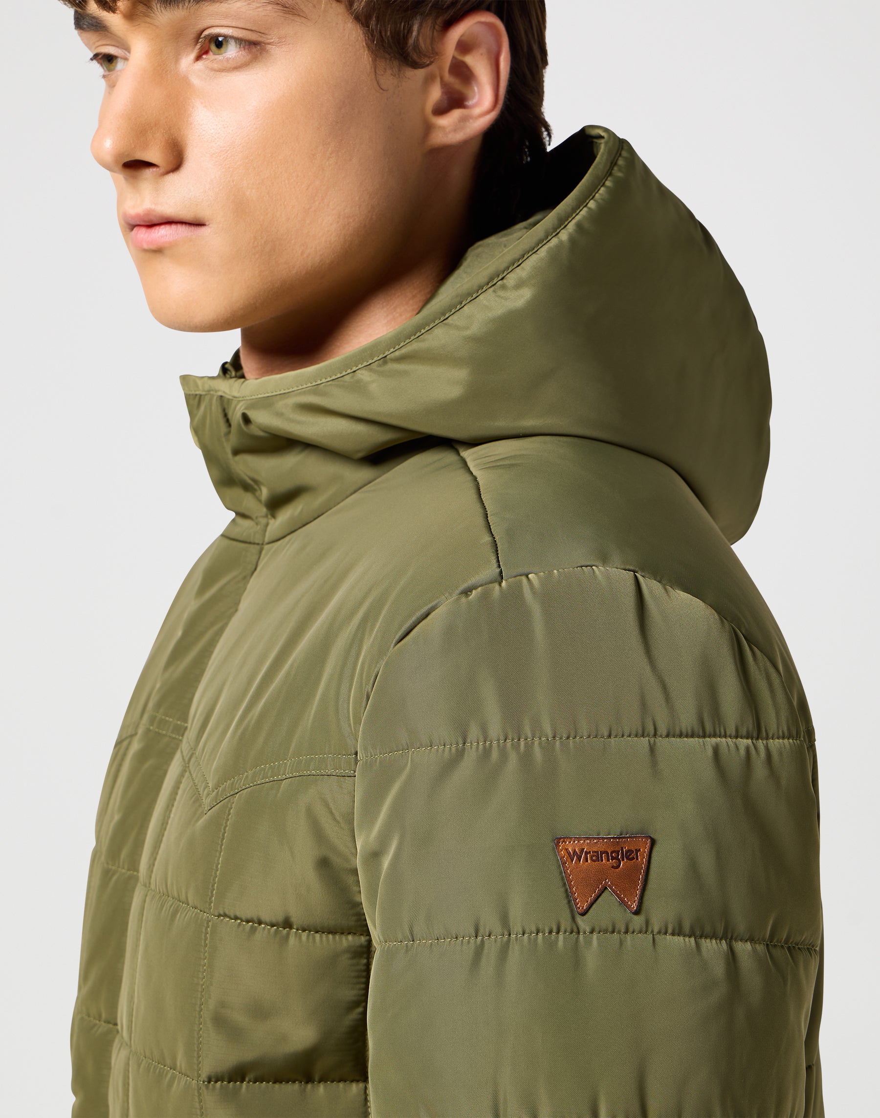 Transitional Puffer in Ivy Green Vestes Wrangler   