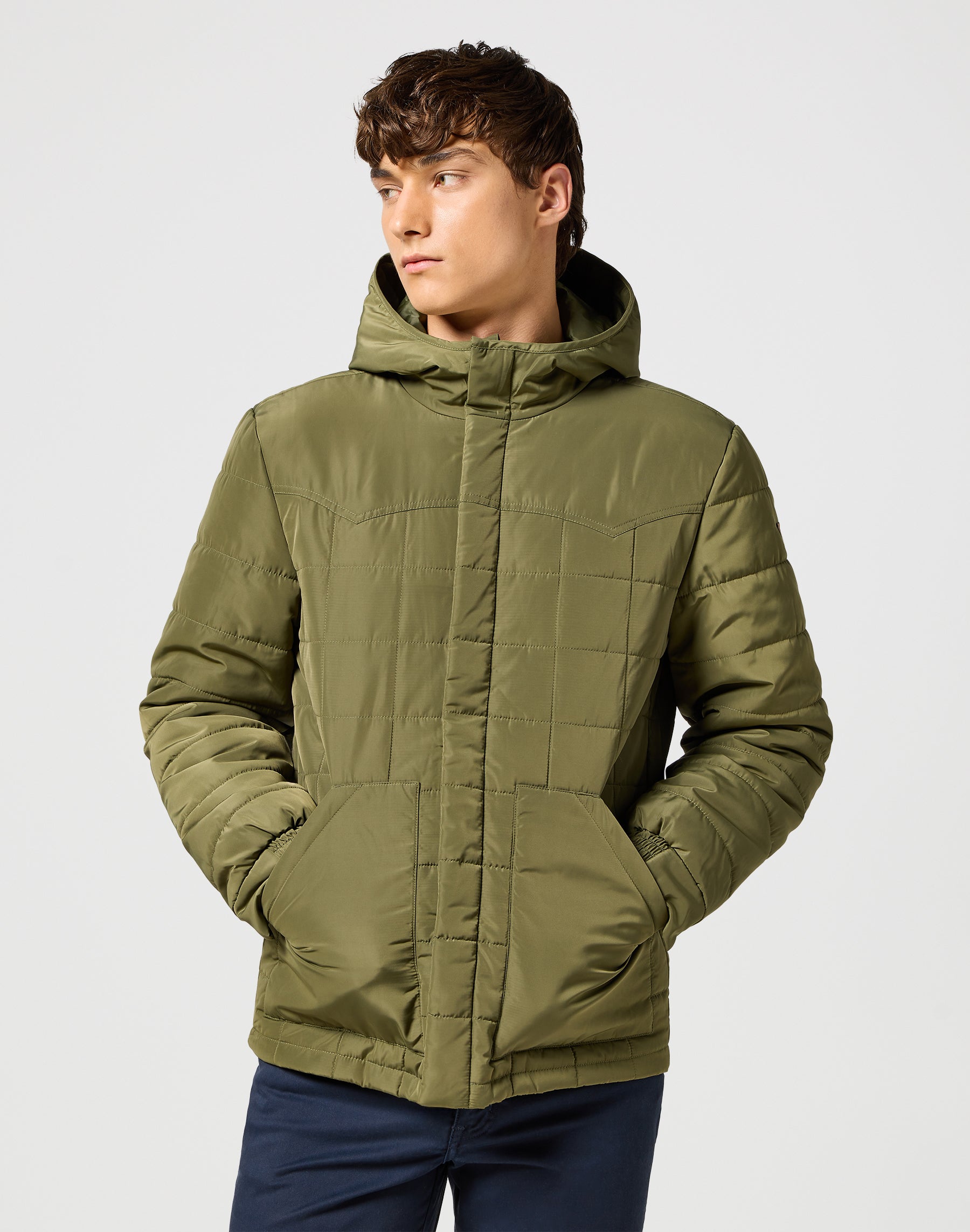 Transitional Puffer in Ivy Green Vestes Wrangler   