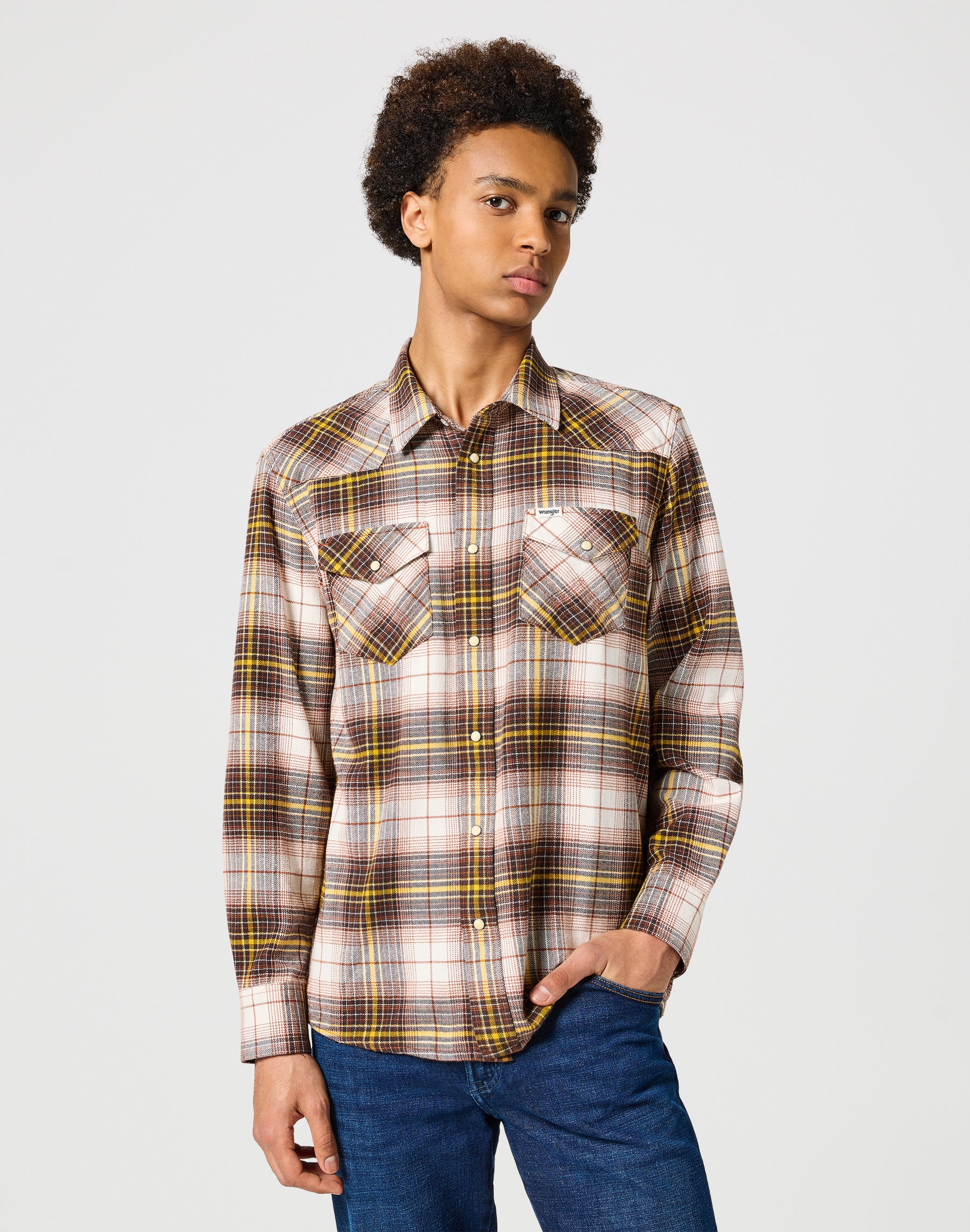 Western Chemise à Gingerbread Chemises Wrangler   