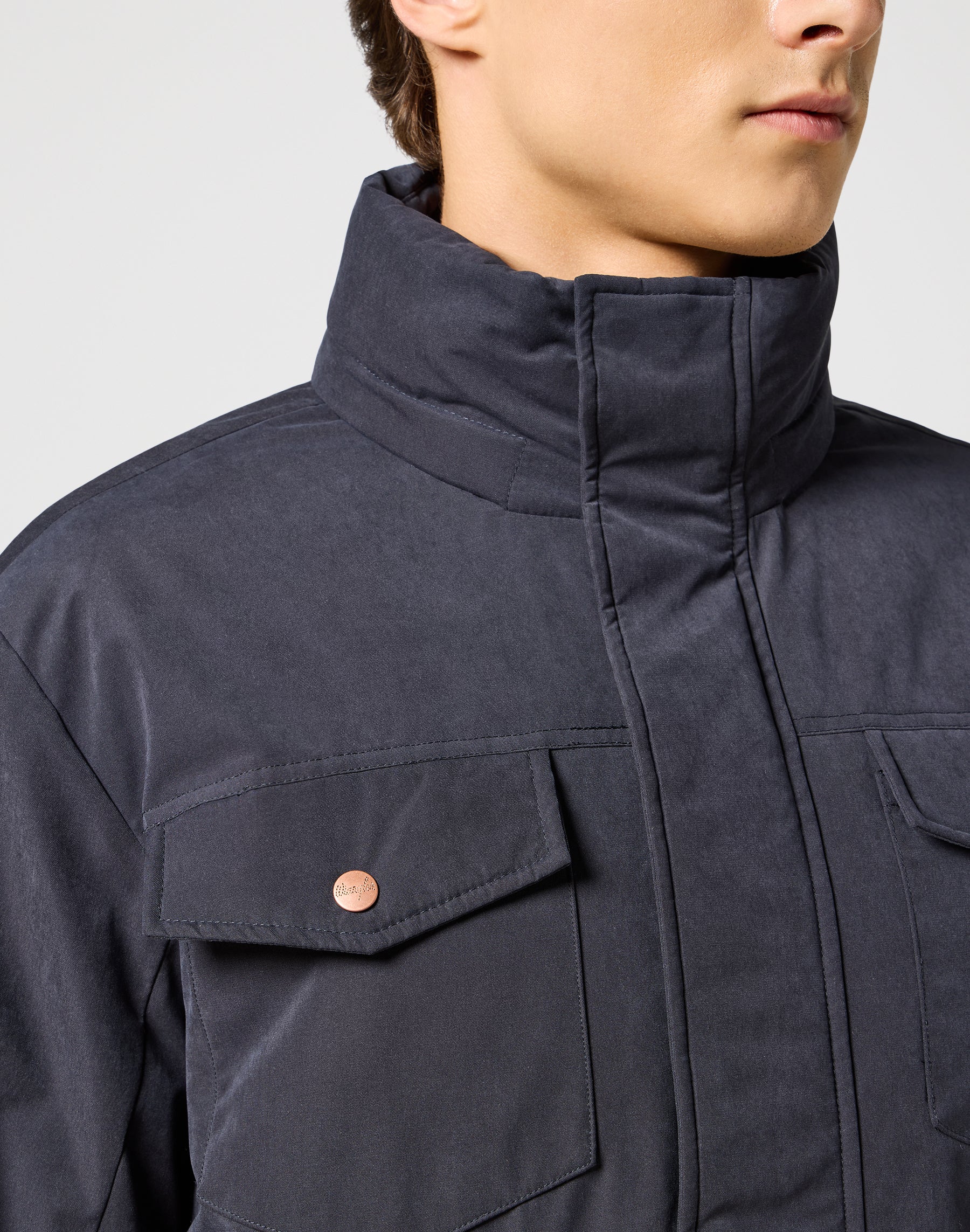 Winter Jacket in Black Vestes Wrangler   