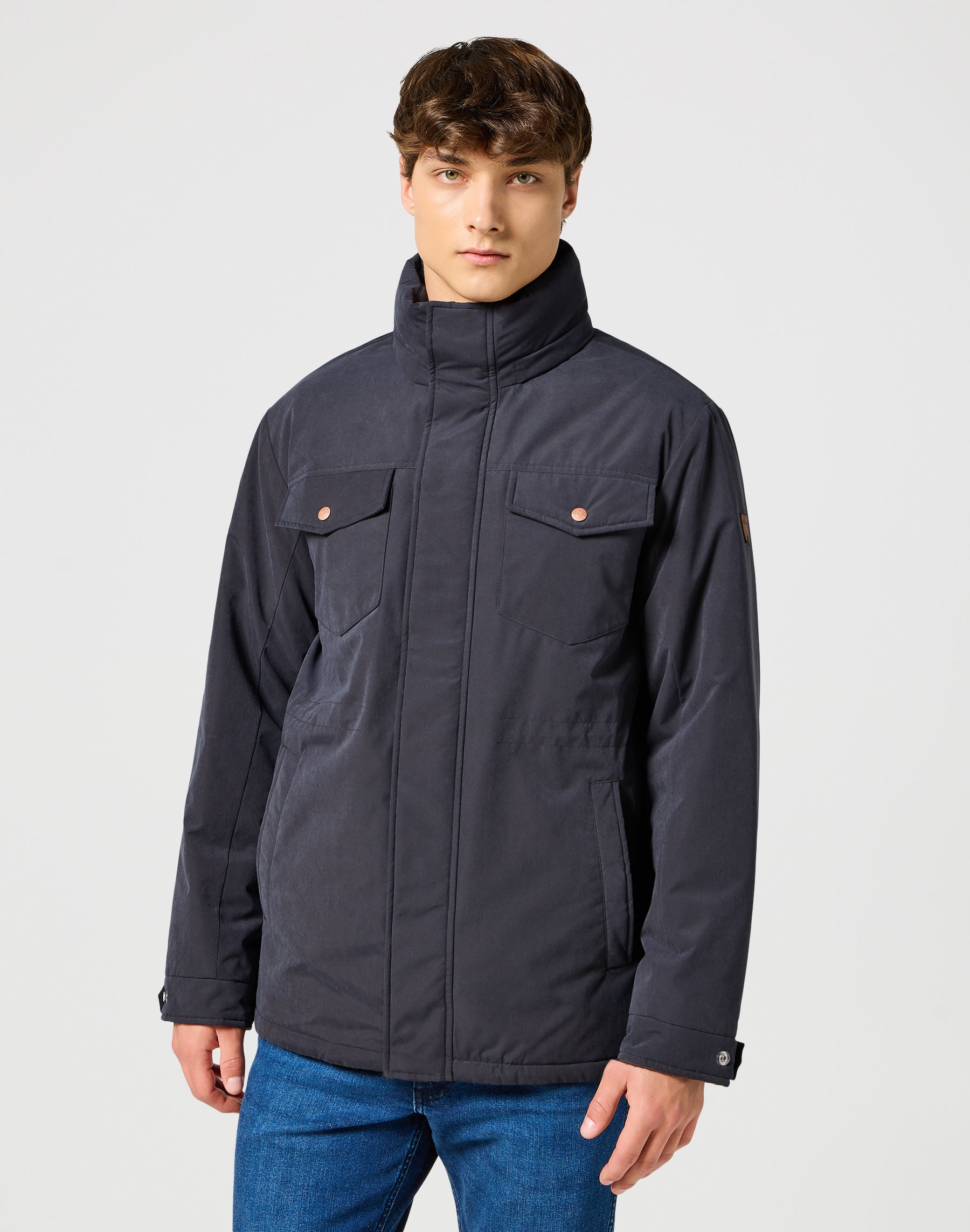 Winter Jacket in Black Vestes Wrangler   