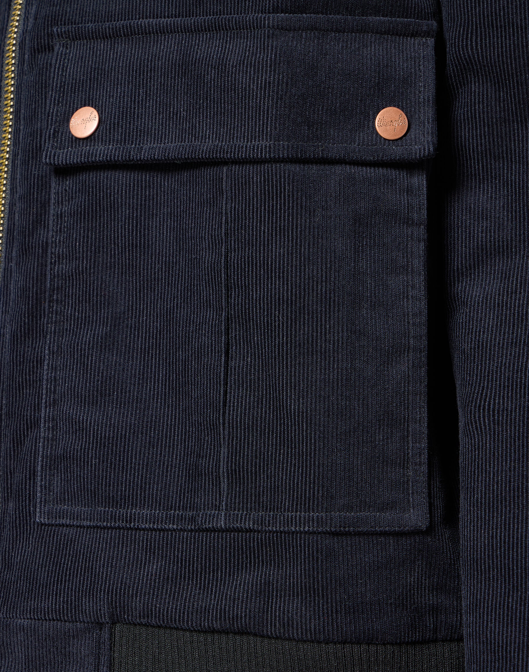 Corduroy Aviator in Black Vestes Wrangler   