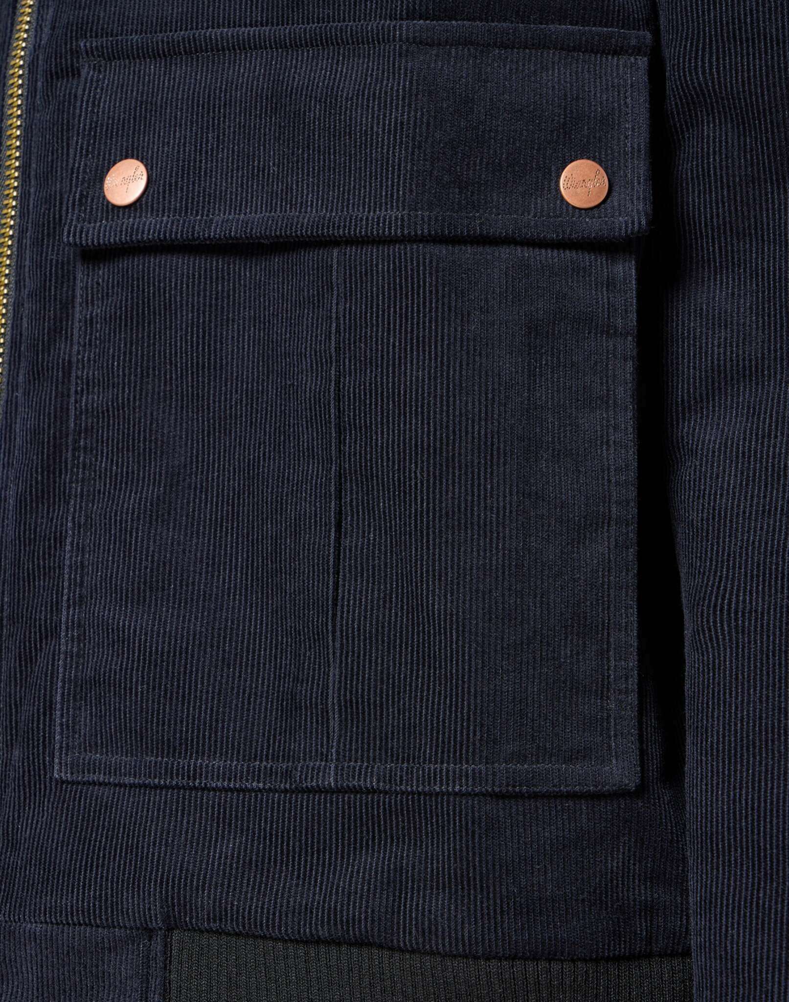 Corduroy Aviator in Black Vestes Wrangler   
