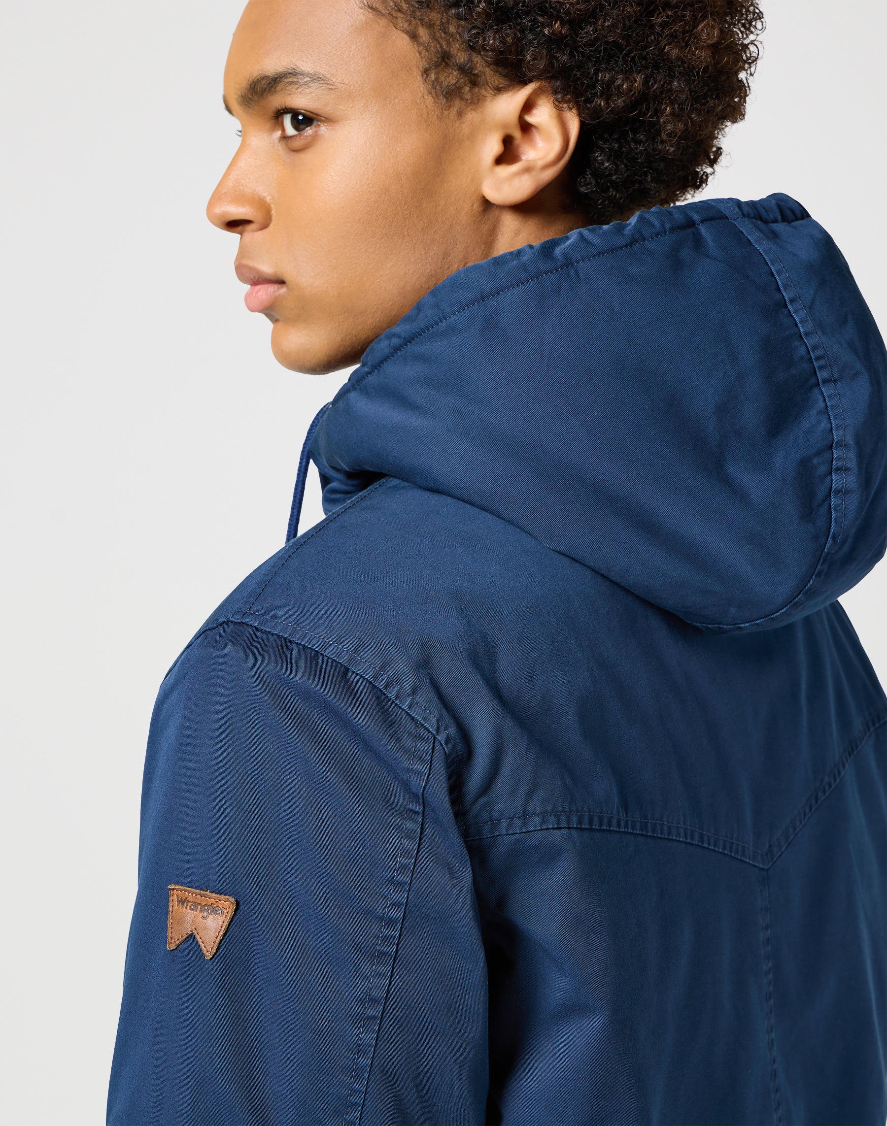 Heavy Puffer Jacket in Navy Vestes Wrangler   