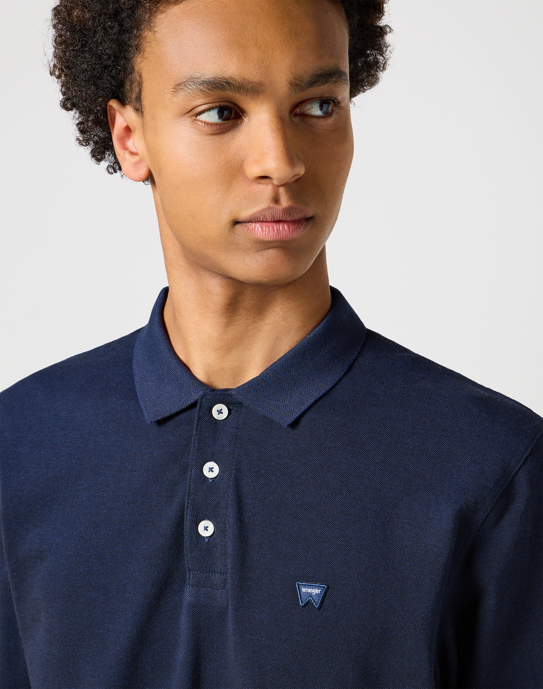 Manches longues Refined Polo in Navy Polos Wrangler   