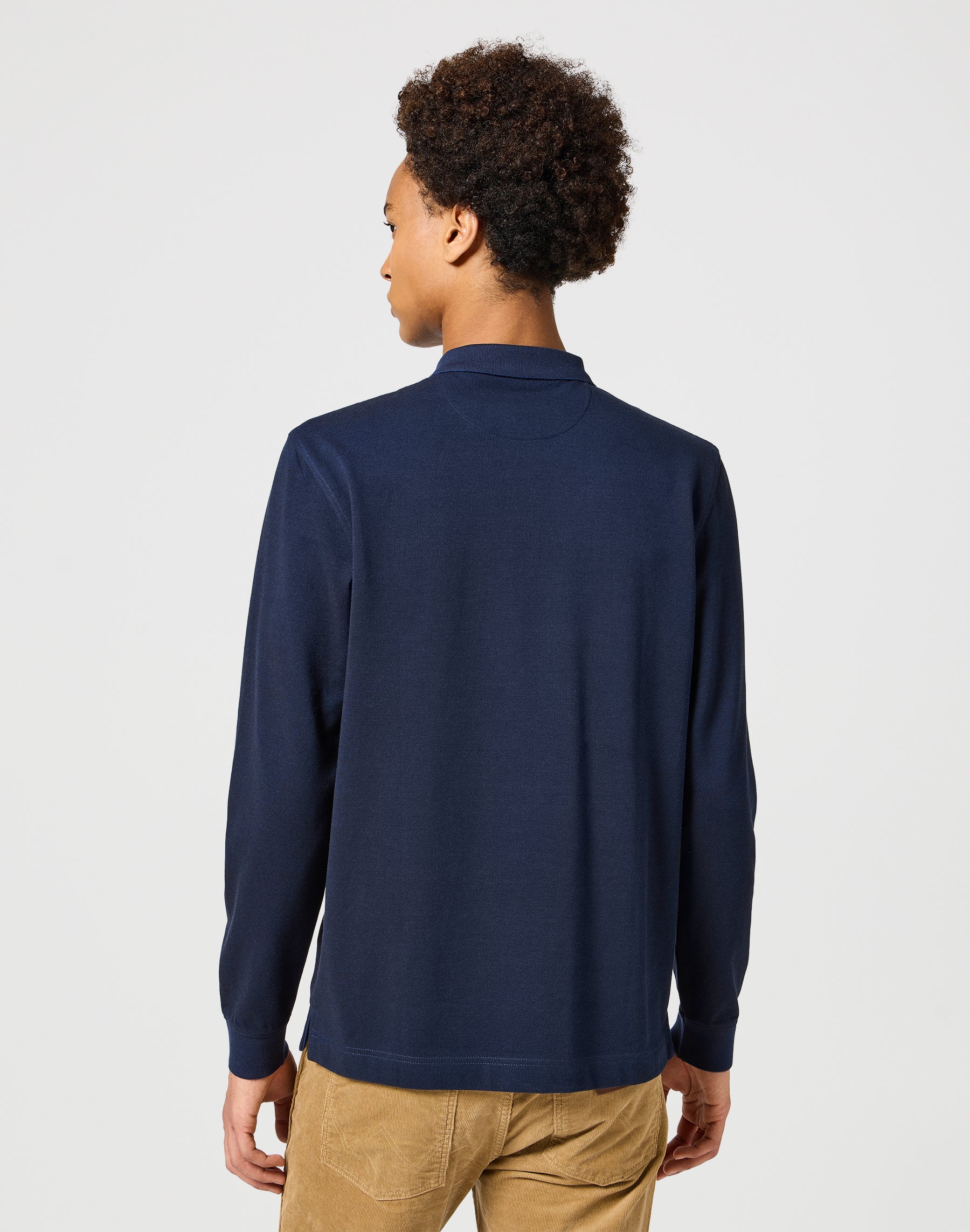 Manches longues Refined Polo in Navy Polos Wrangler   