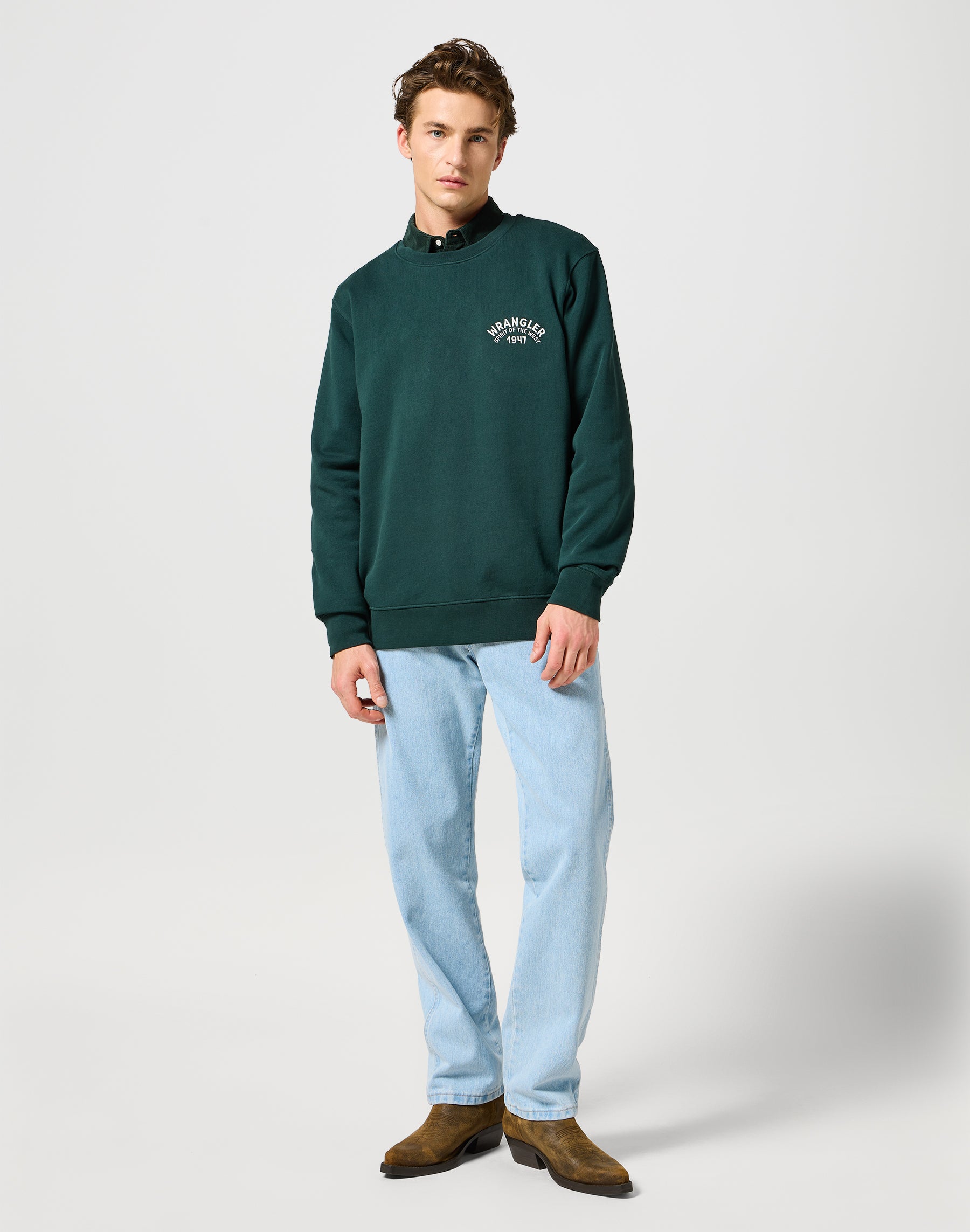 Sweatshirt ras du cou en Scarabée Sweatshirts Wrangler   