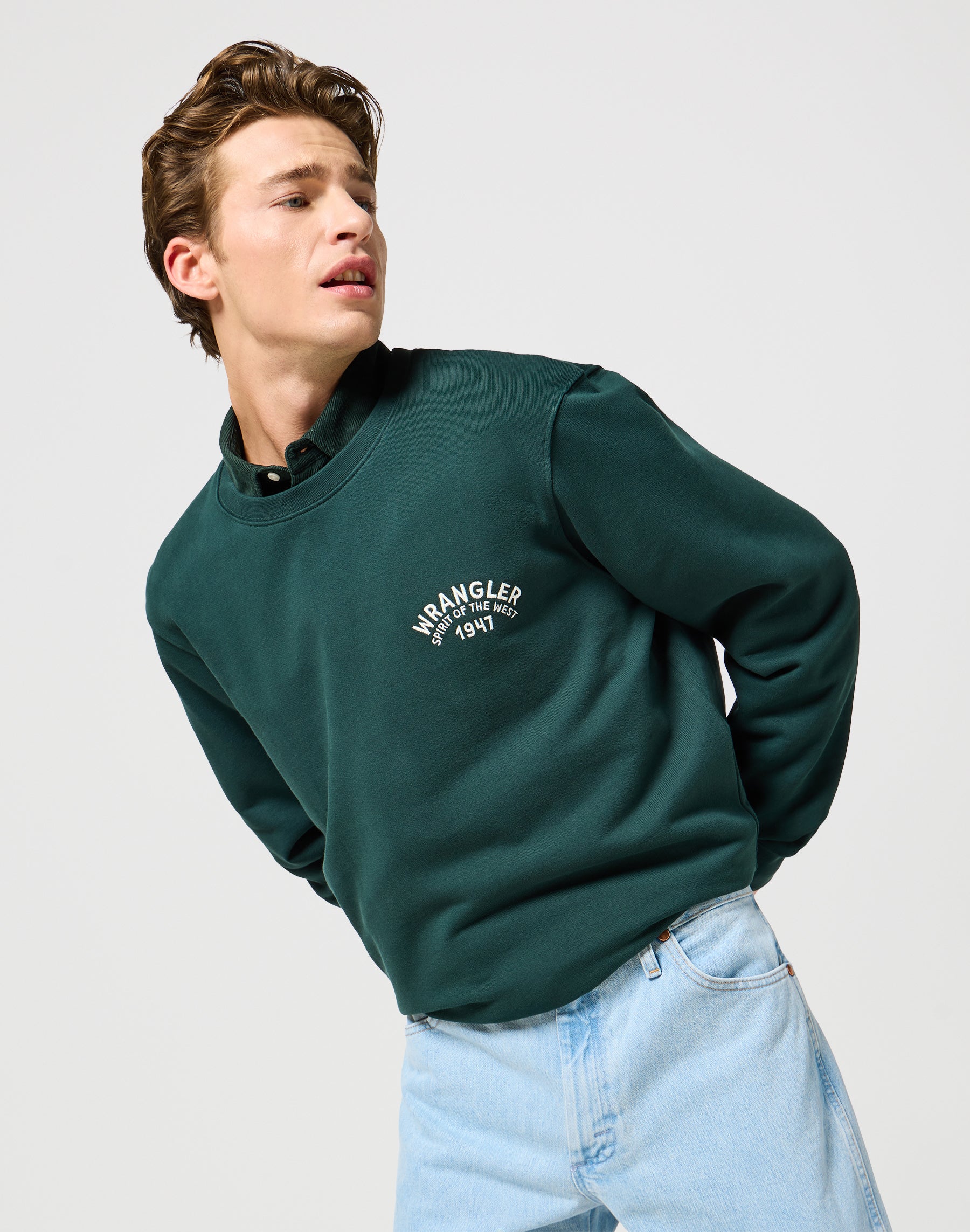 Sweatshirt ras du cou en Scarabée Sweatshirts Wrangler   